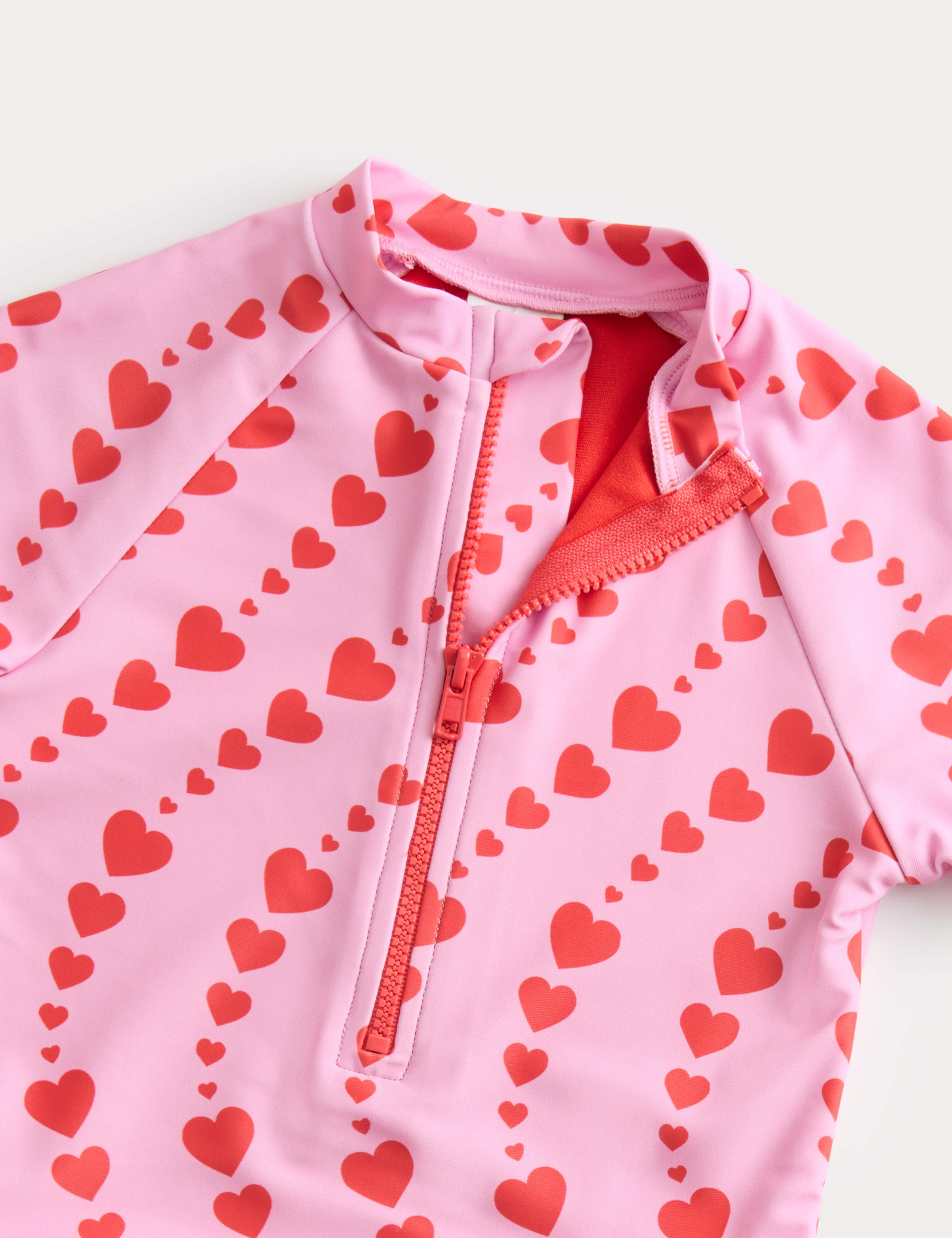 Heart Print Swimsuit (2-8 Yrs) 2 of 2