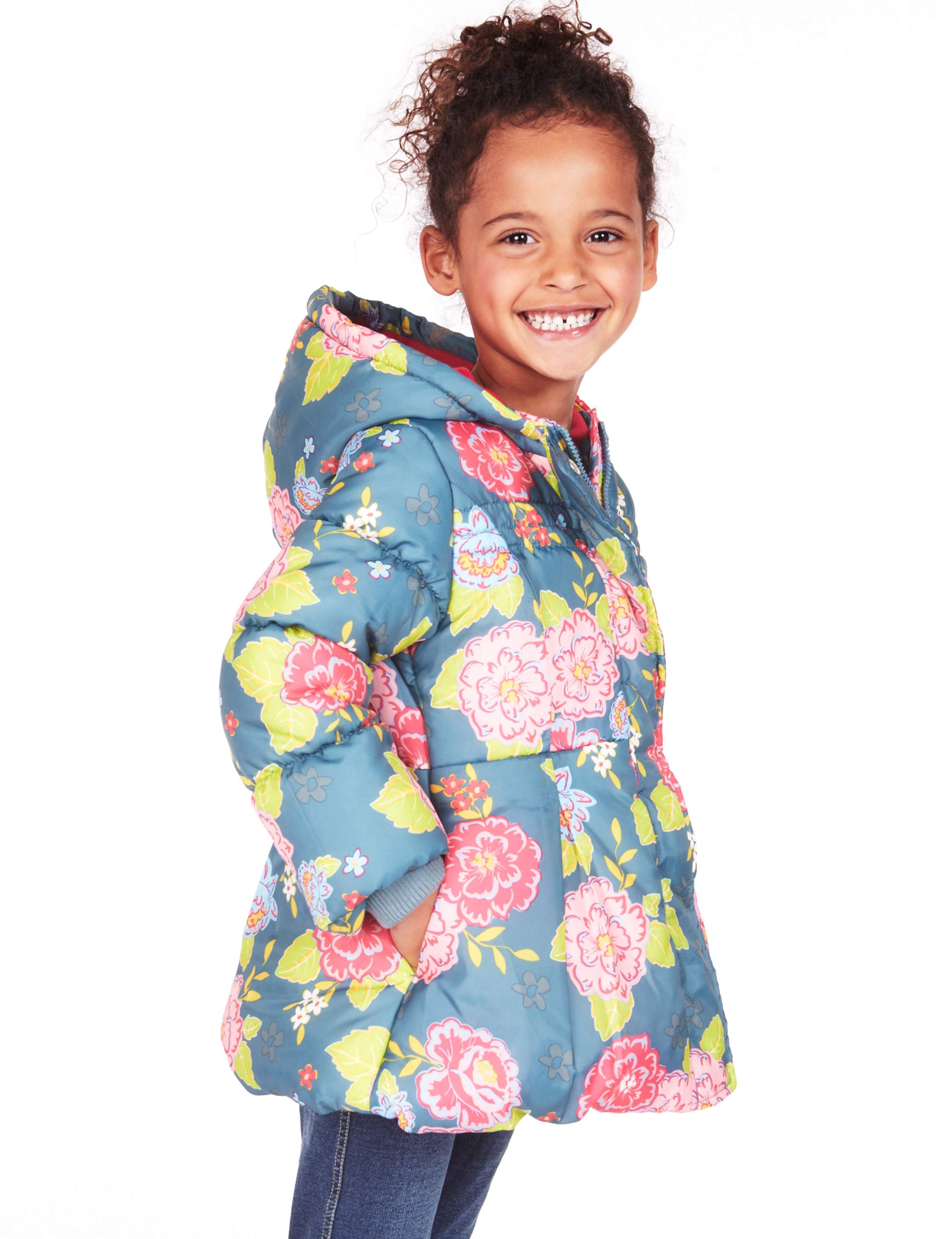 Hooded Floral Padded Coat with Stormwear™ 3 of 7