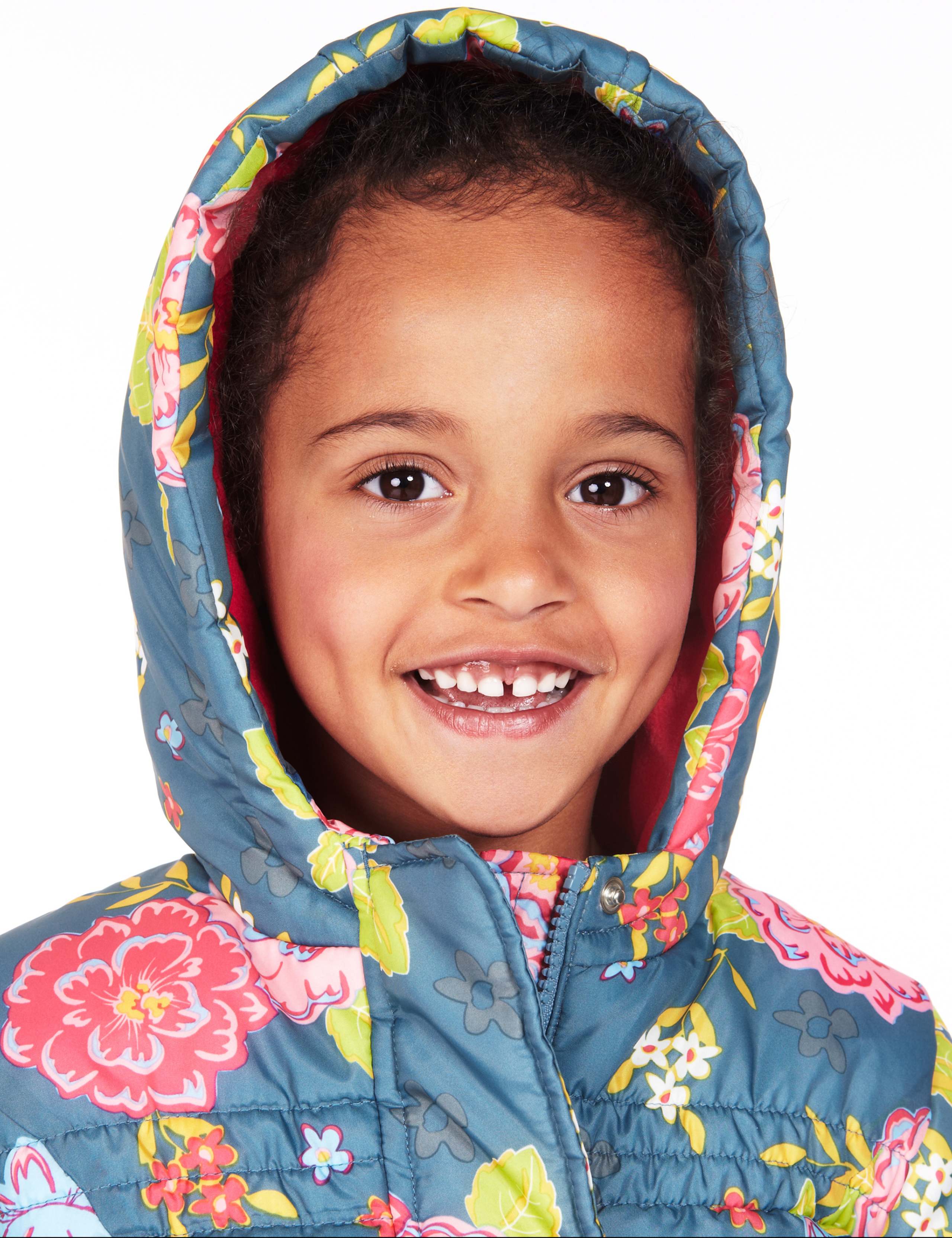 Hooded Floral Padded Coat with Stormwear™ 4 of 7