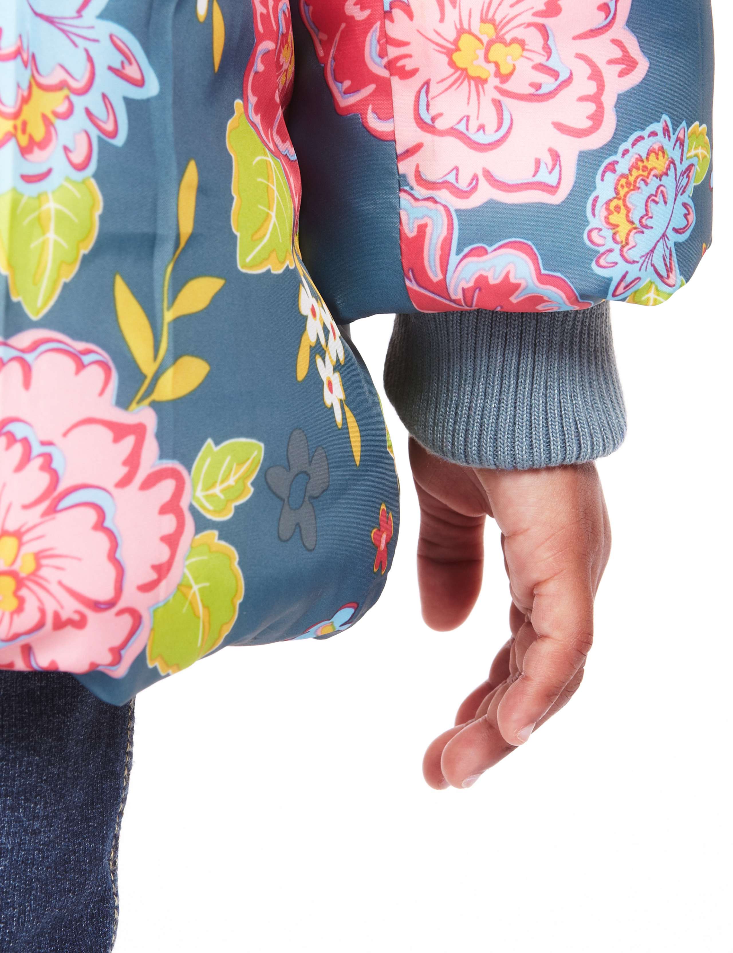 Hooded Floral Padded Coat with Stormwear™ 6 of 7