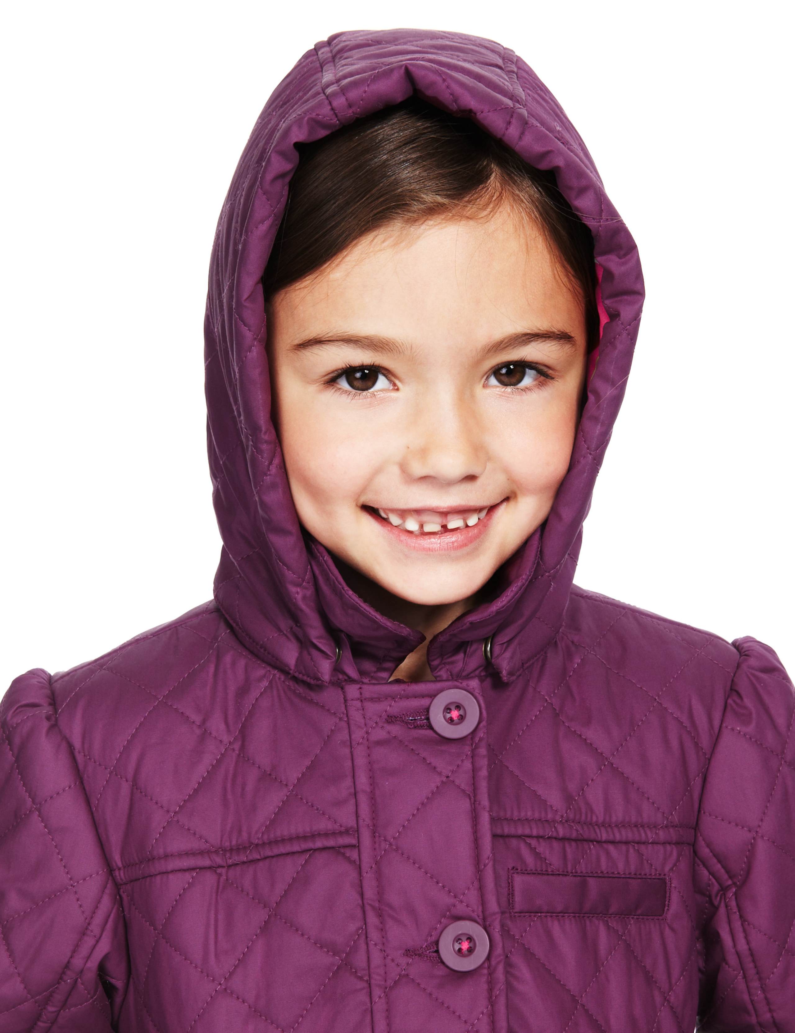 Pure Cotton Quilted Waxed Coat 5 of 8