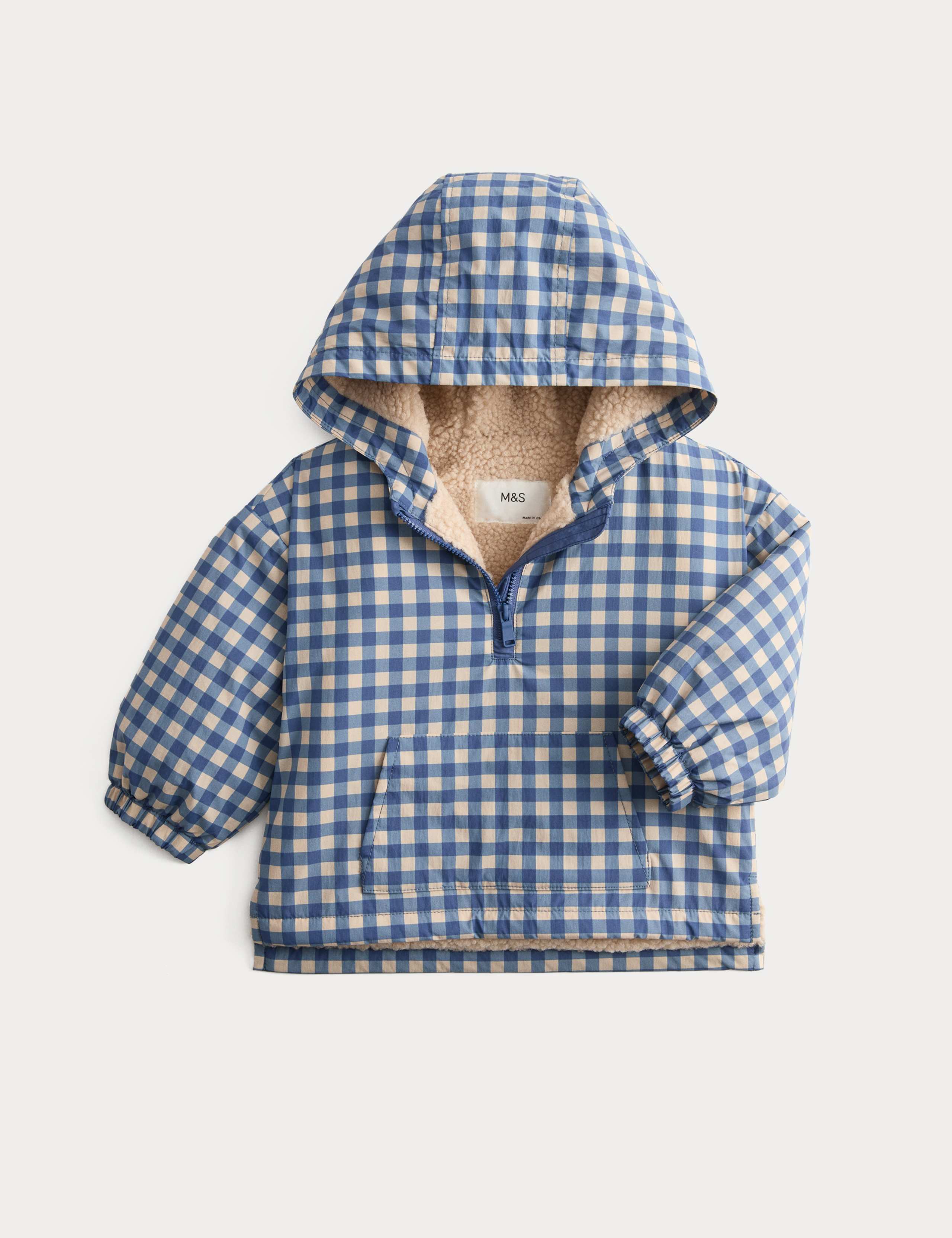 Hooded Check Jacket (0 Mths-6 Yrs) 1 of 2