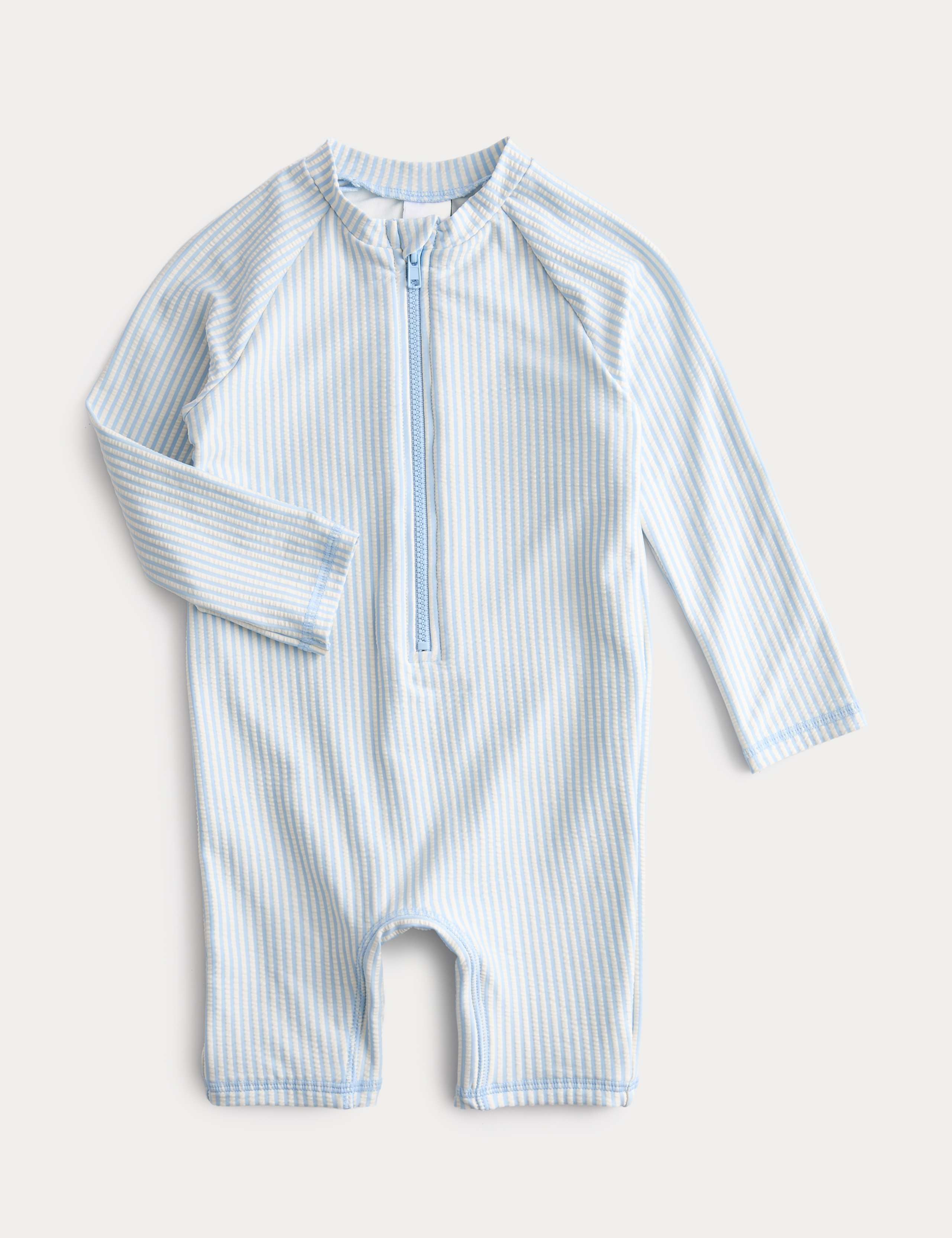 Striped Long Sleeve Swimsuit (0-3 Years) 1 of 2