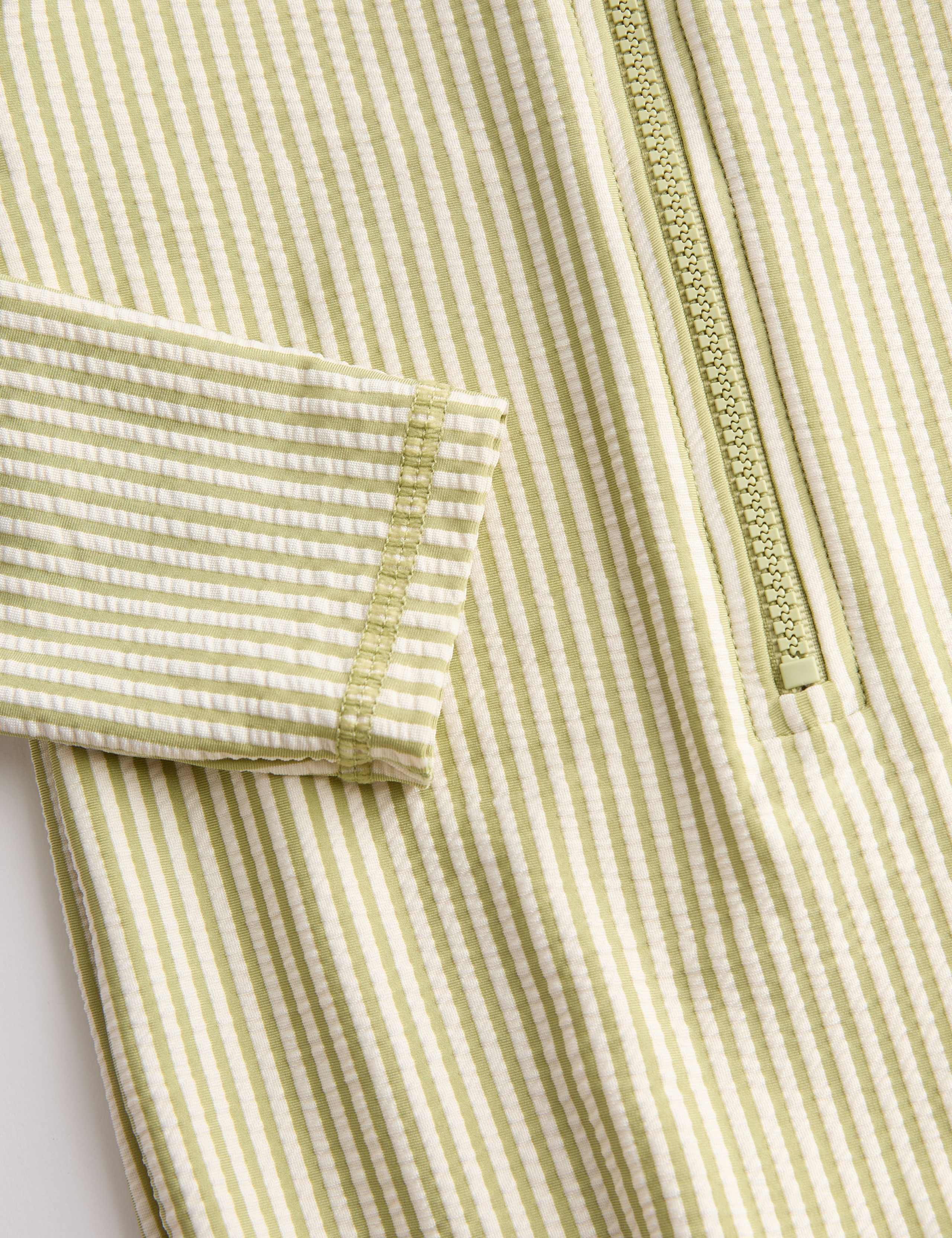 Striped Long Sleeve Swimsuit (0-3 Yrs) 2 of 2