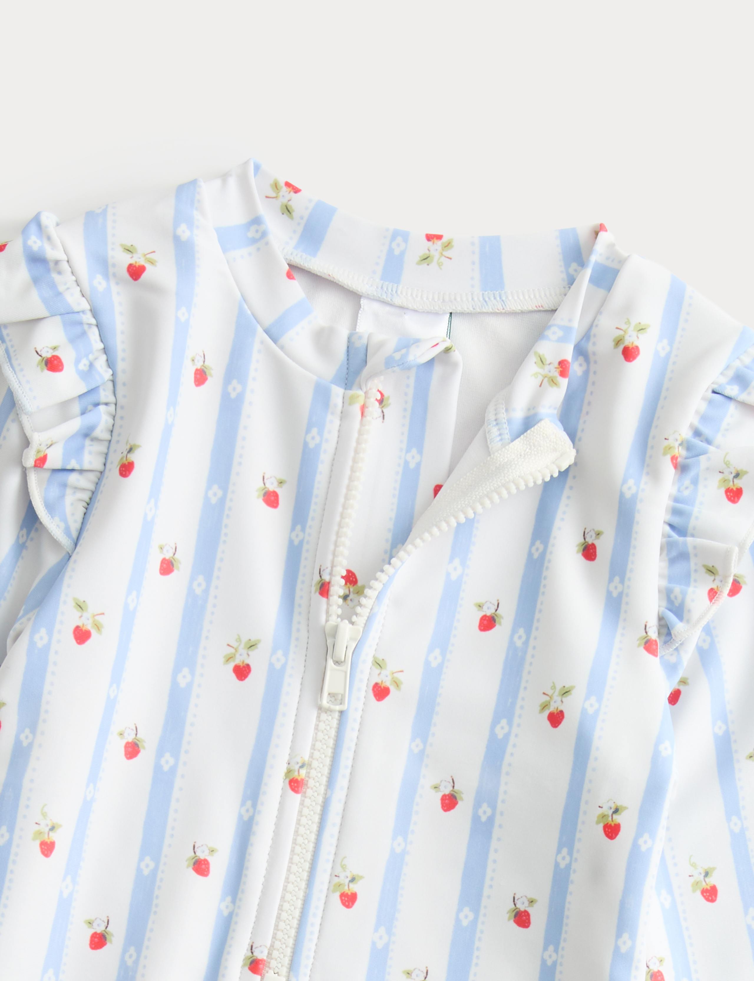 Strawberry Stripe Swimsuit (0-3 Yrs) 2 of 2