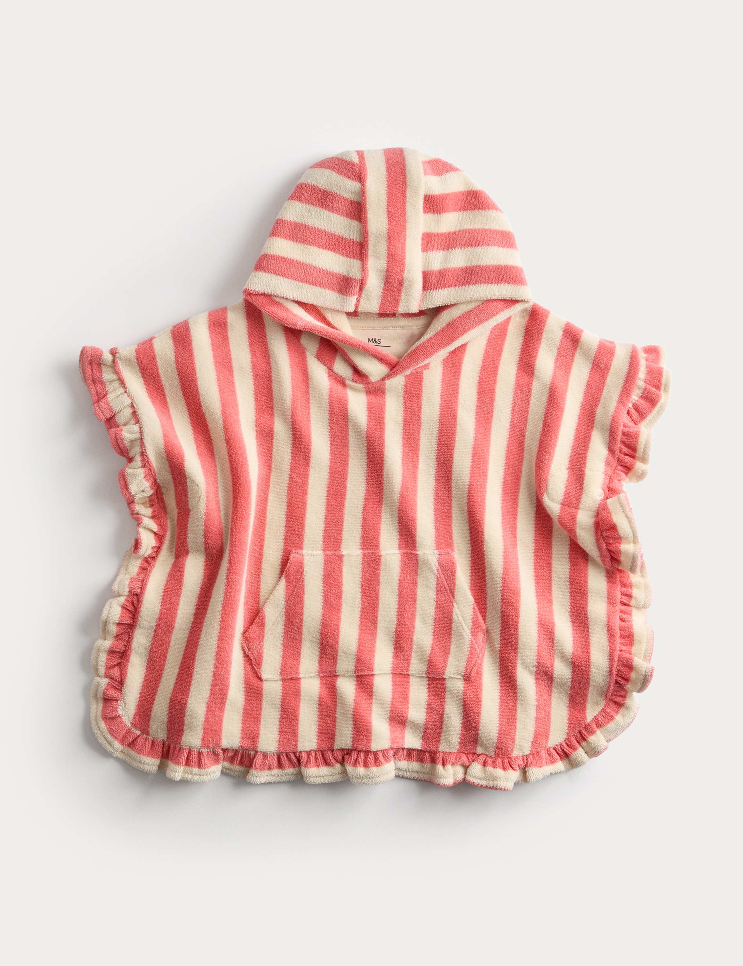 Pure Cotton Towel Poncho (0-36 Mths) 1 of 2