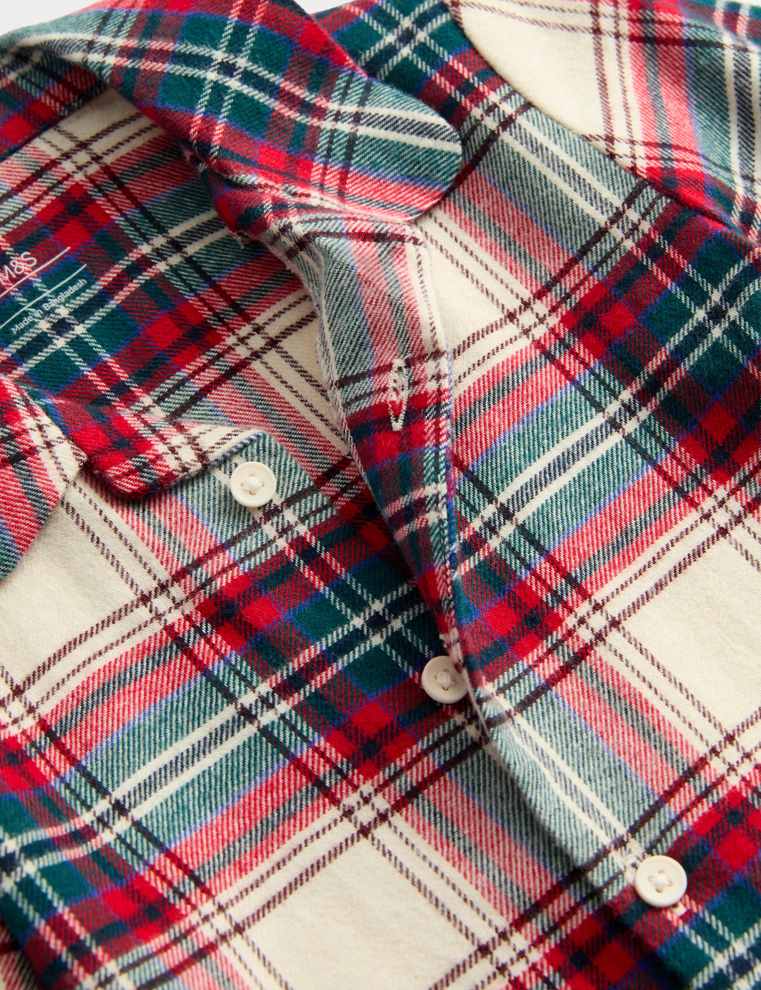 Pure Cotton Checked Romper (0-3 Yrs) 3 of 3