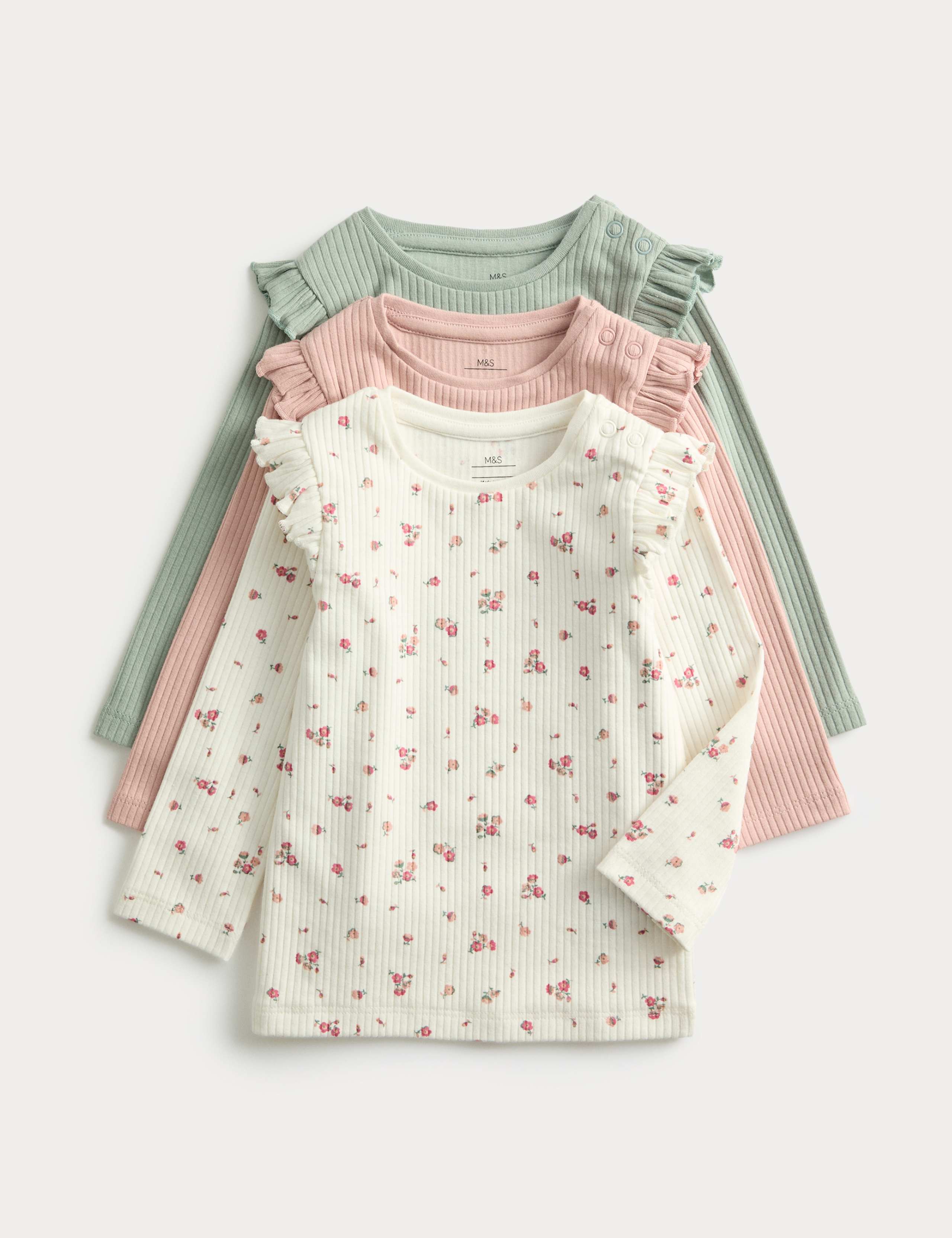 5 Pack Superfine Cotton Bodysuits 1 of 1