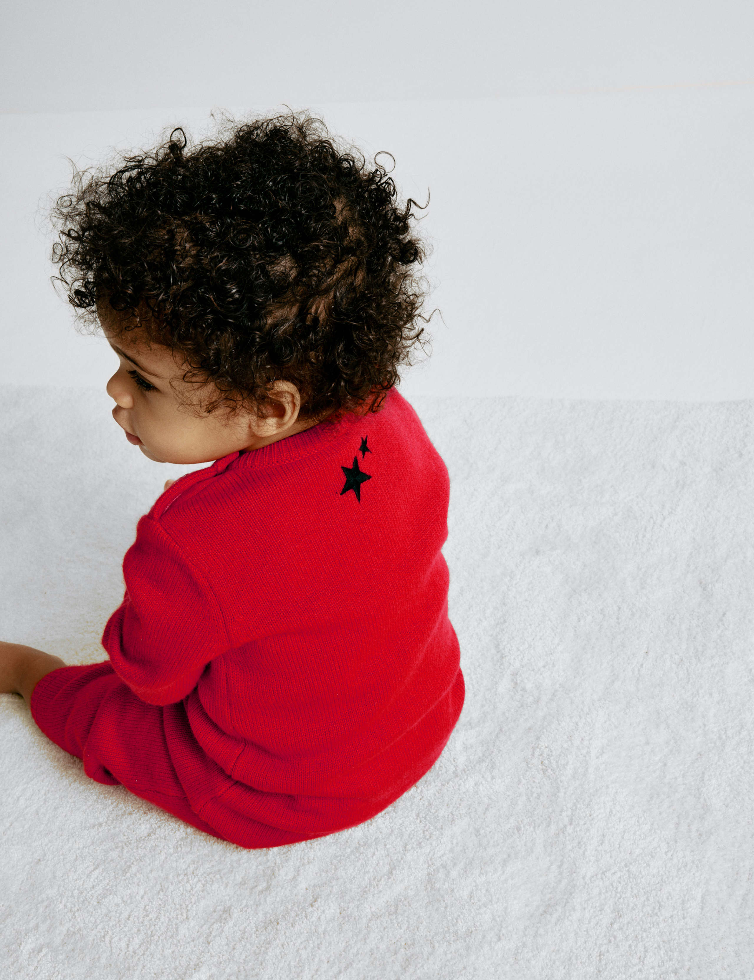 Merino Wool Rich Star Slogan All in One (0-3 Yrs) 5 of 8