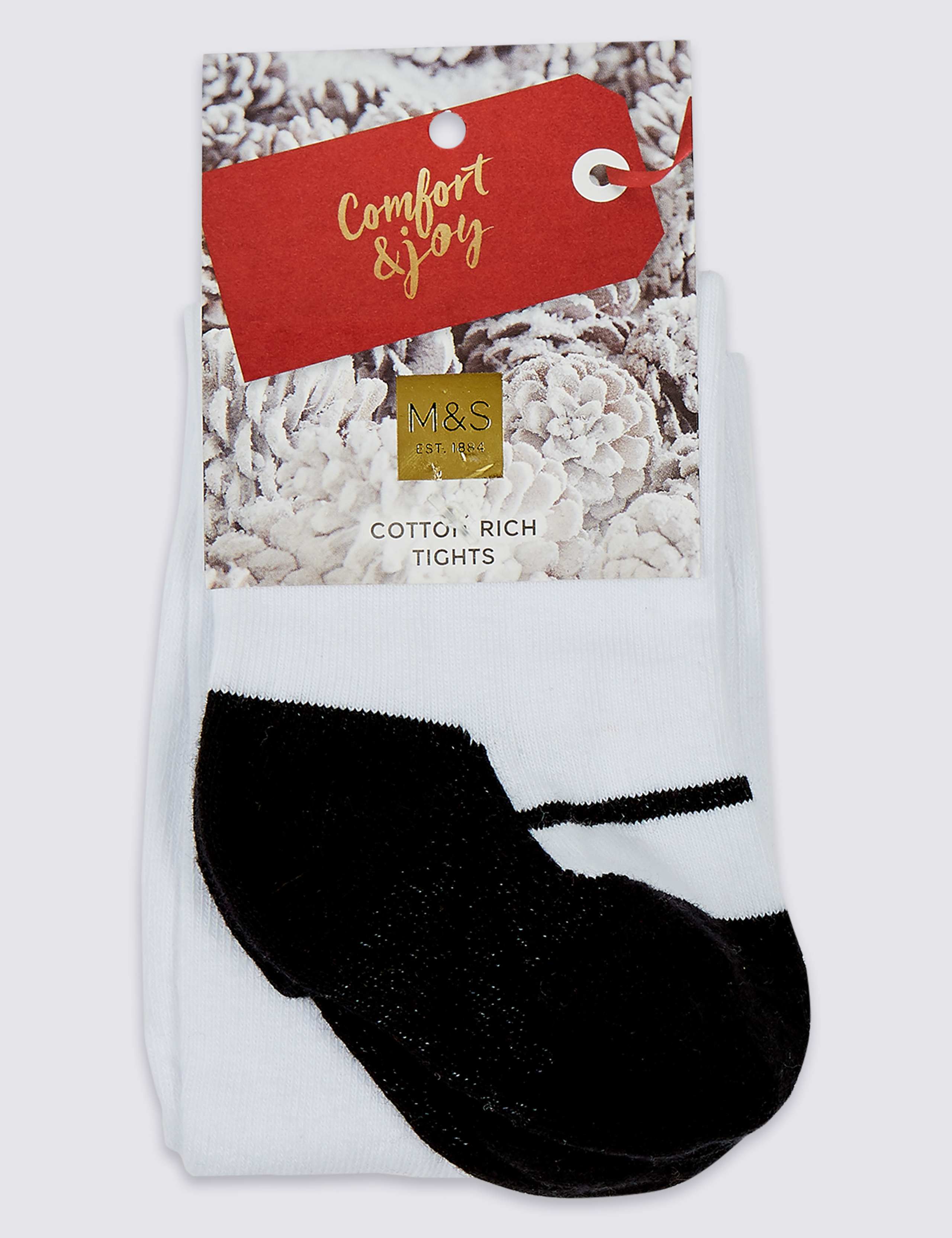 2 Piece Santa Dress with Tights 4 of 6