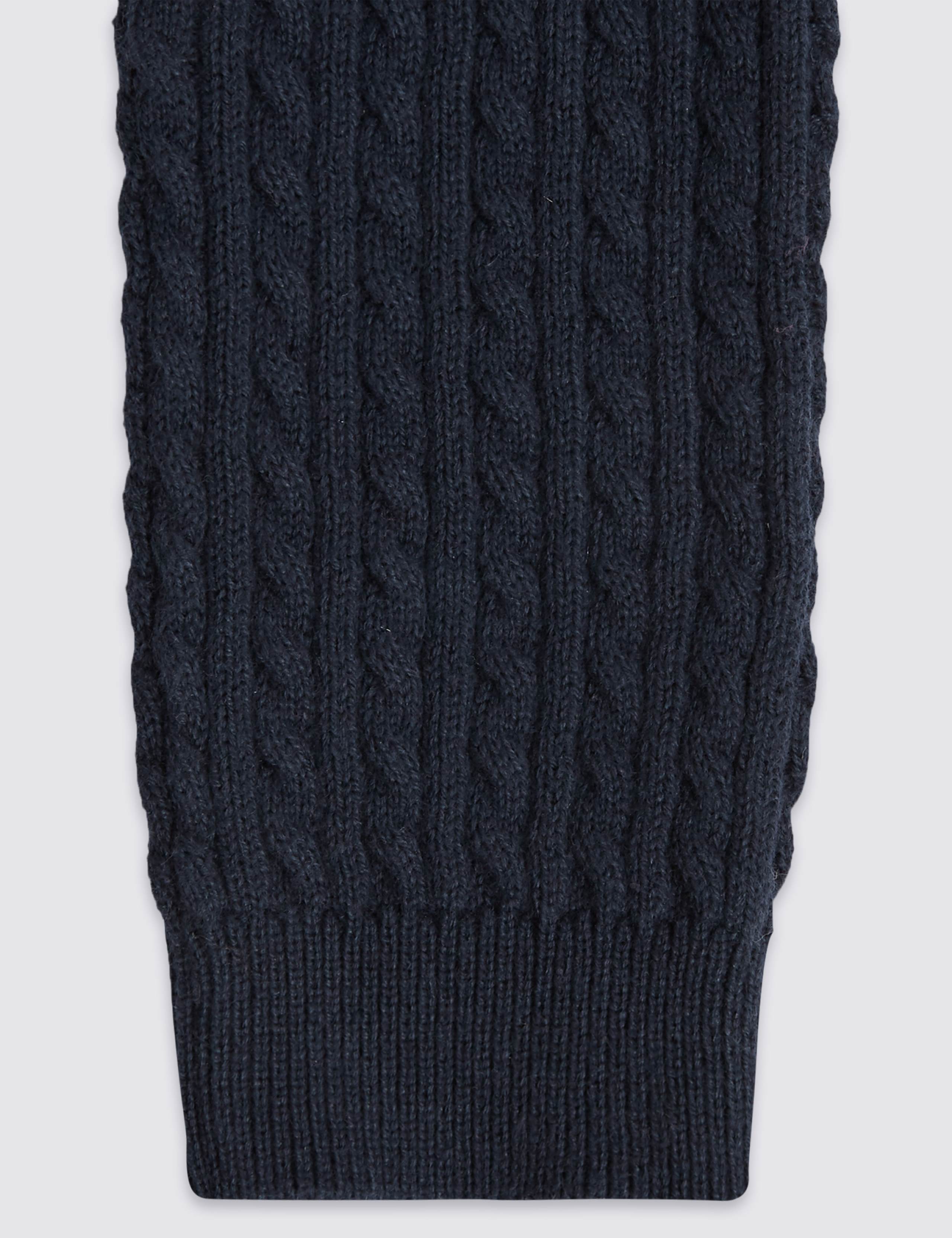 Pure Cotton Cable Knit Leggings 4 of 6