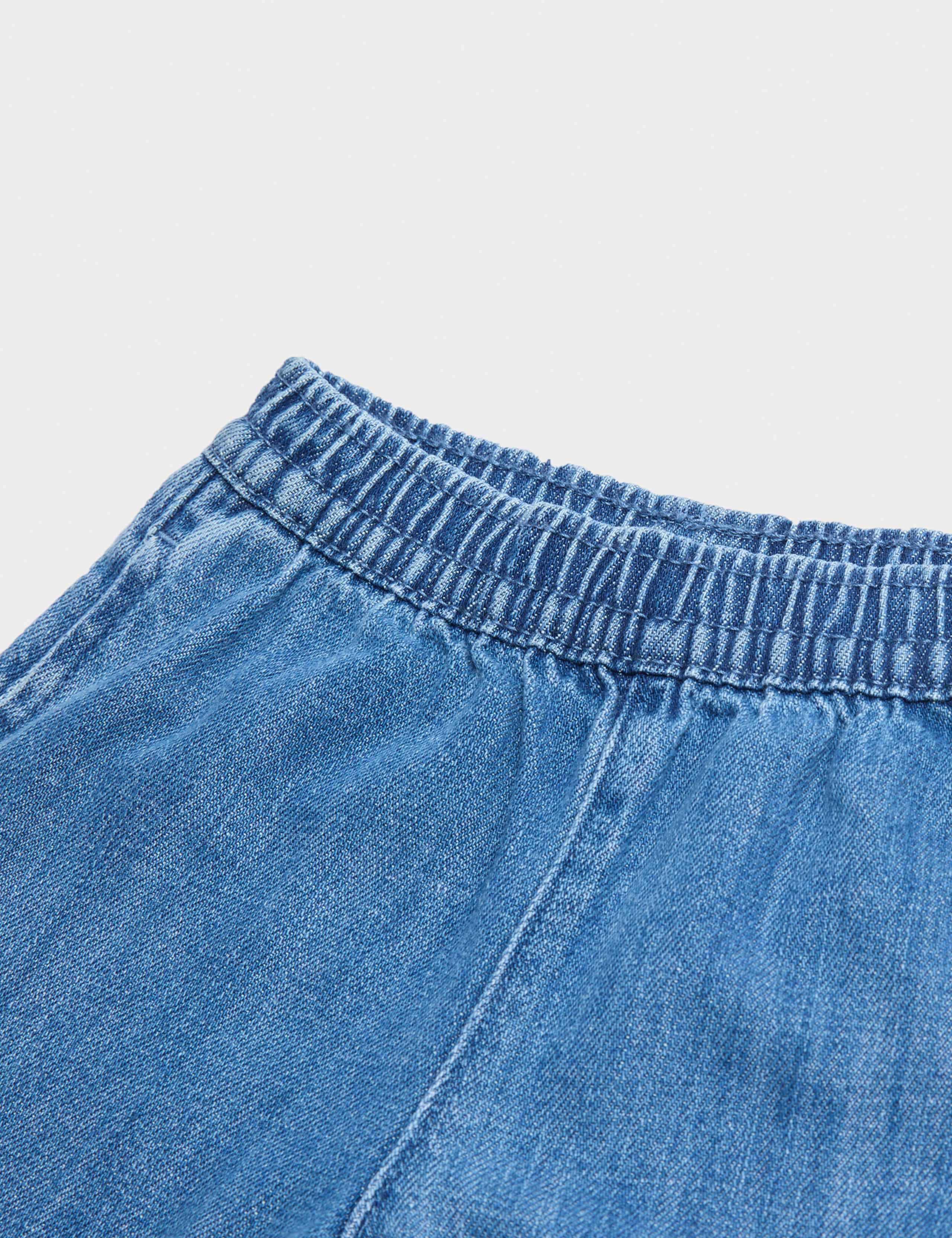 Cotton Rich Denim Frill Hem Jeans (0-3 Years) 4 of 4