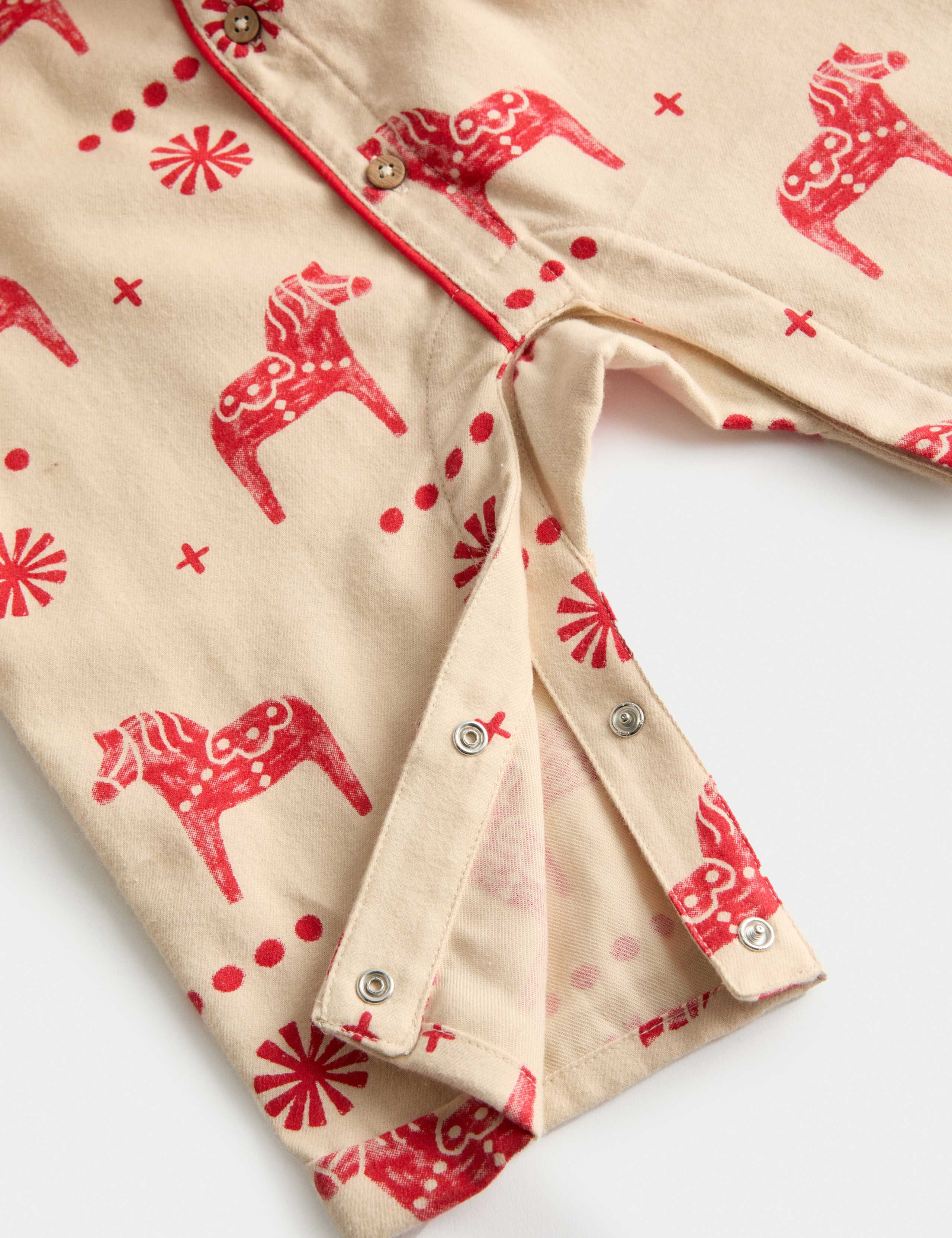 Pure Cotton Horse Print Romper (0-3 Yrs) 2 of 4