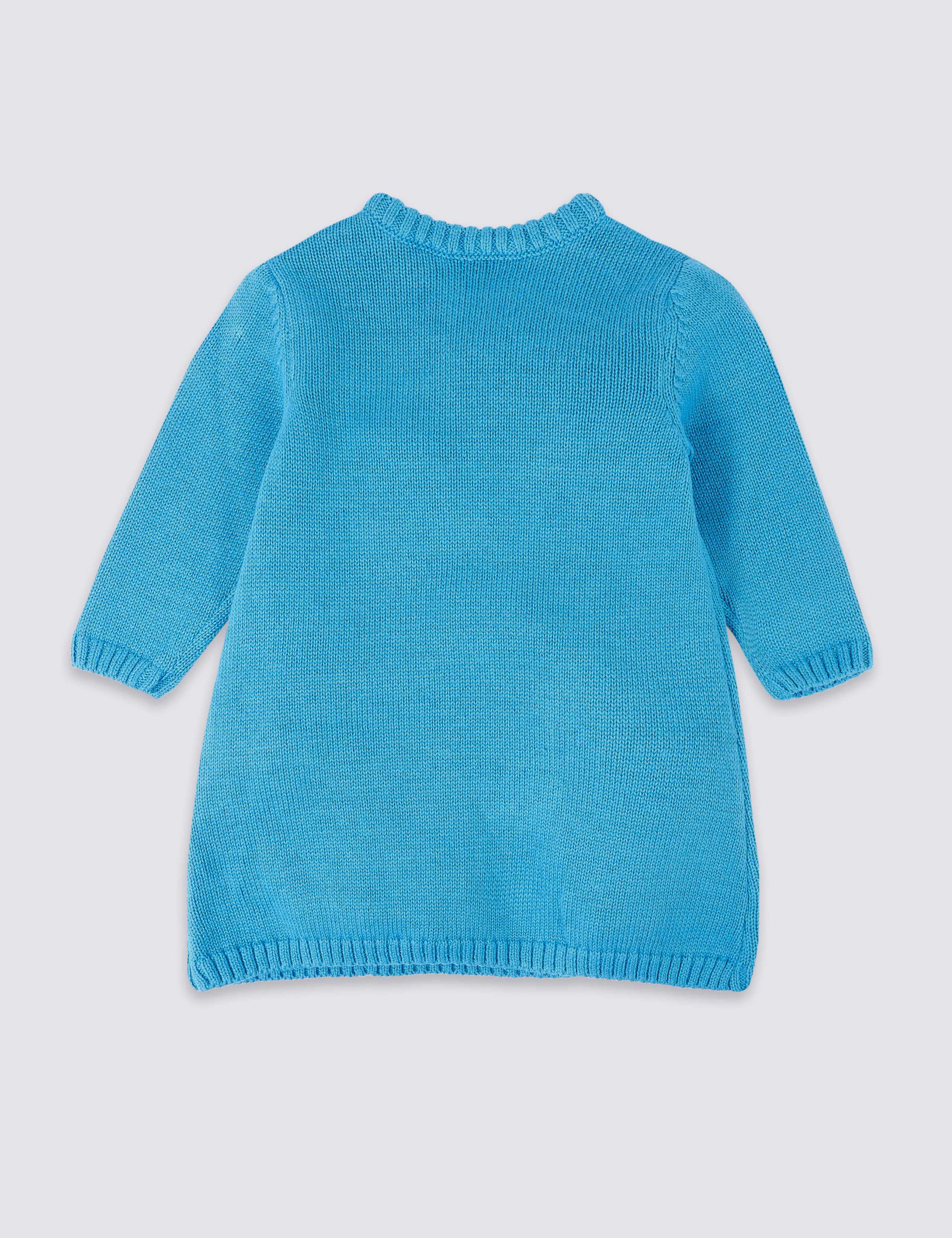 Knitted Dress with Tights Outfit 3 of 5