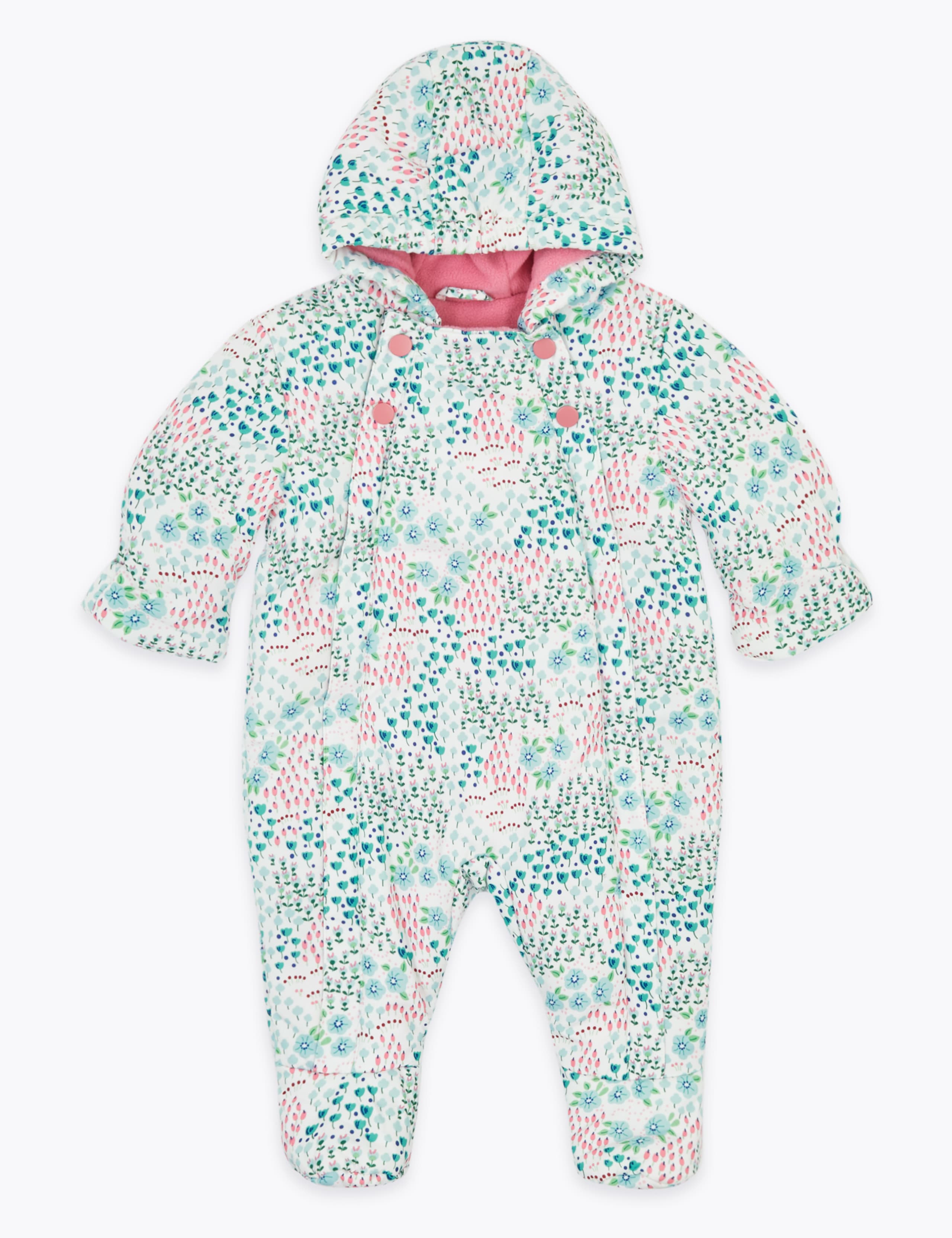 Stormwear™ Floral Padded Snowsuit (0-3 Yrs) 1 of 4