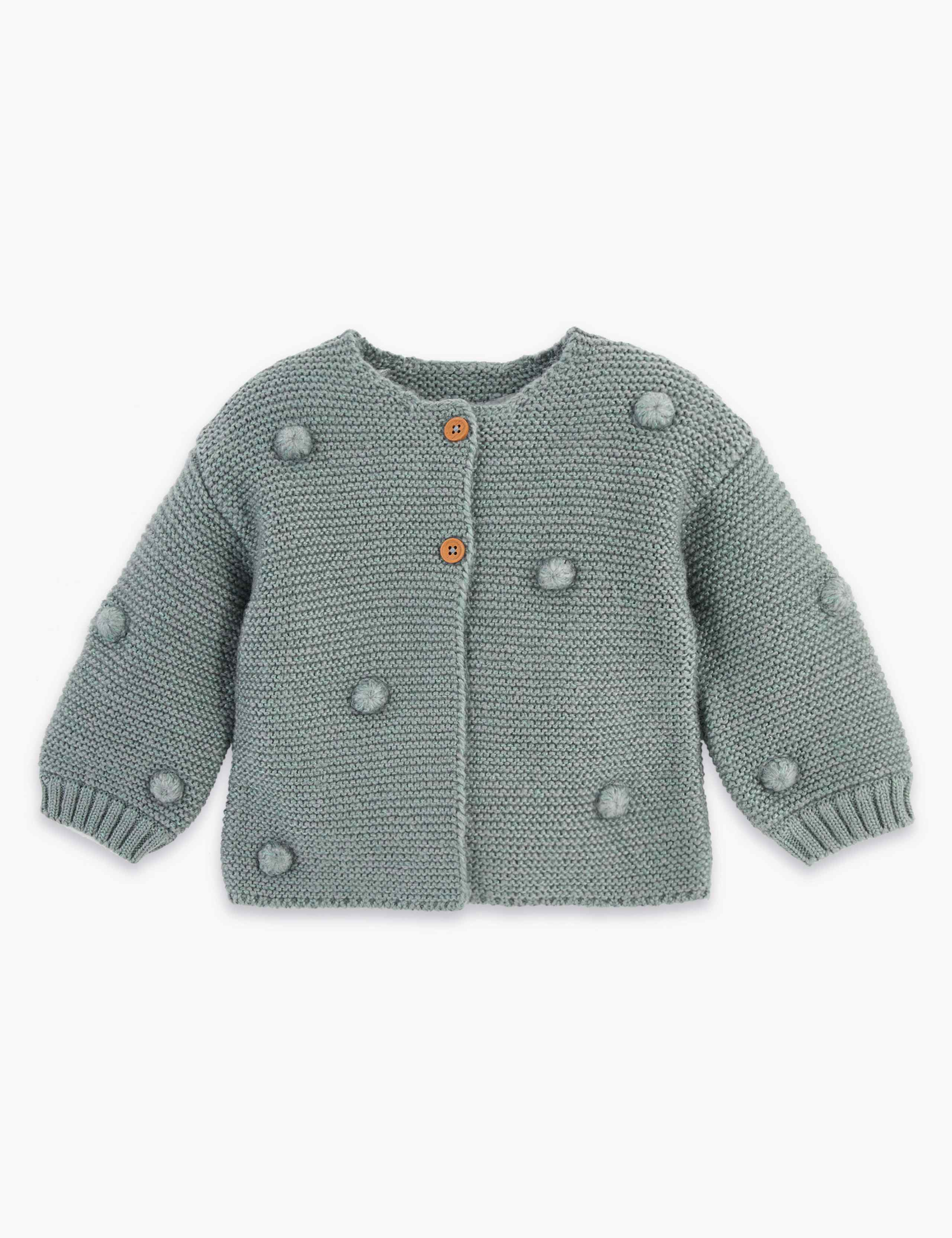 Pom Pom Cardigan (0-3 Yrs) 1 of 3