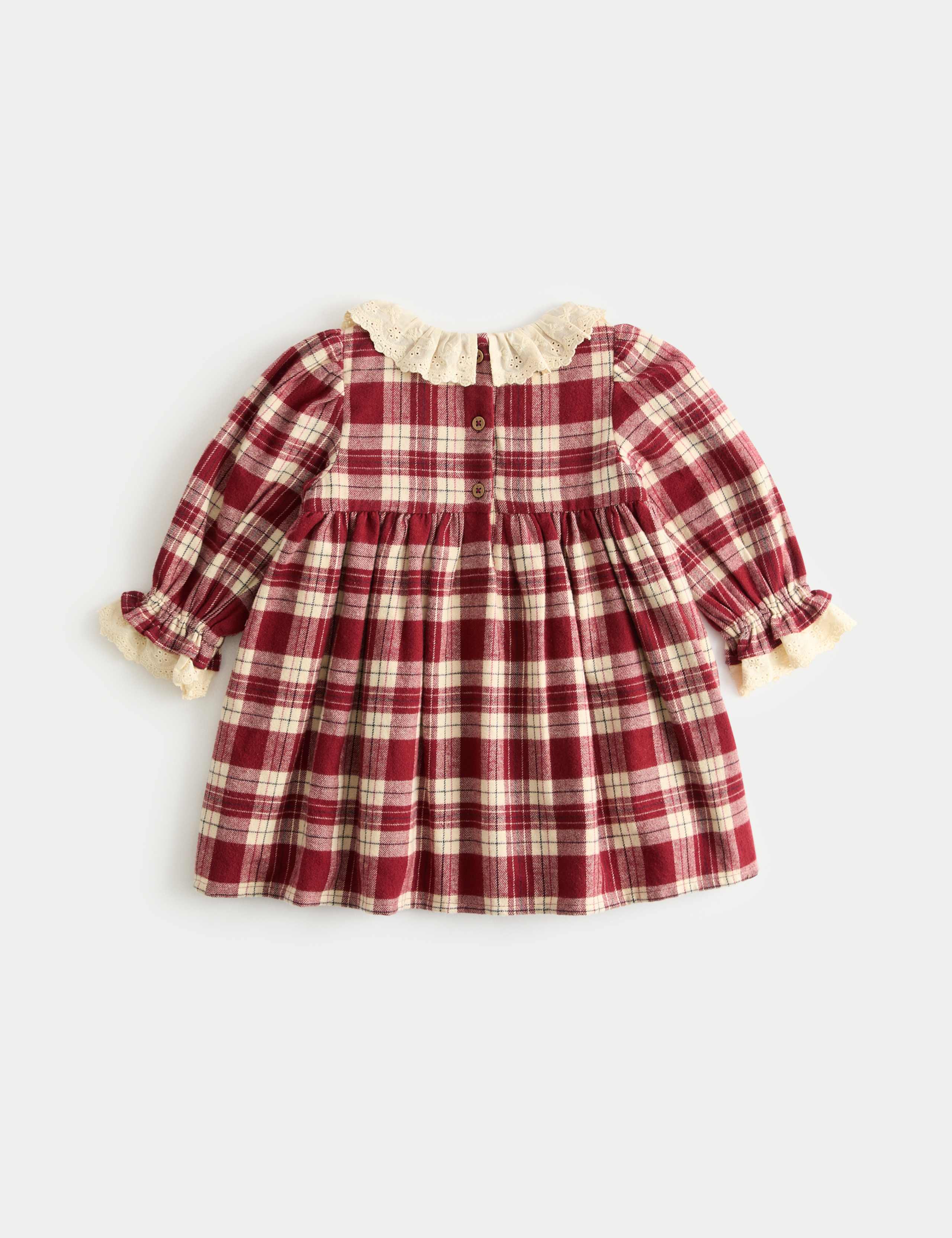 2pc Checked Dress & Tights Set (0-3 Yrs) 2 of 3