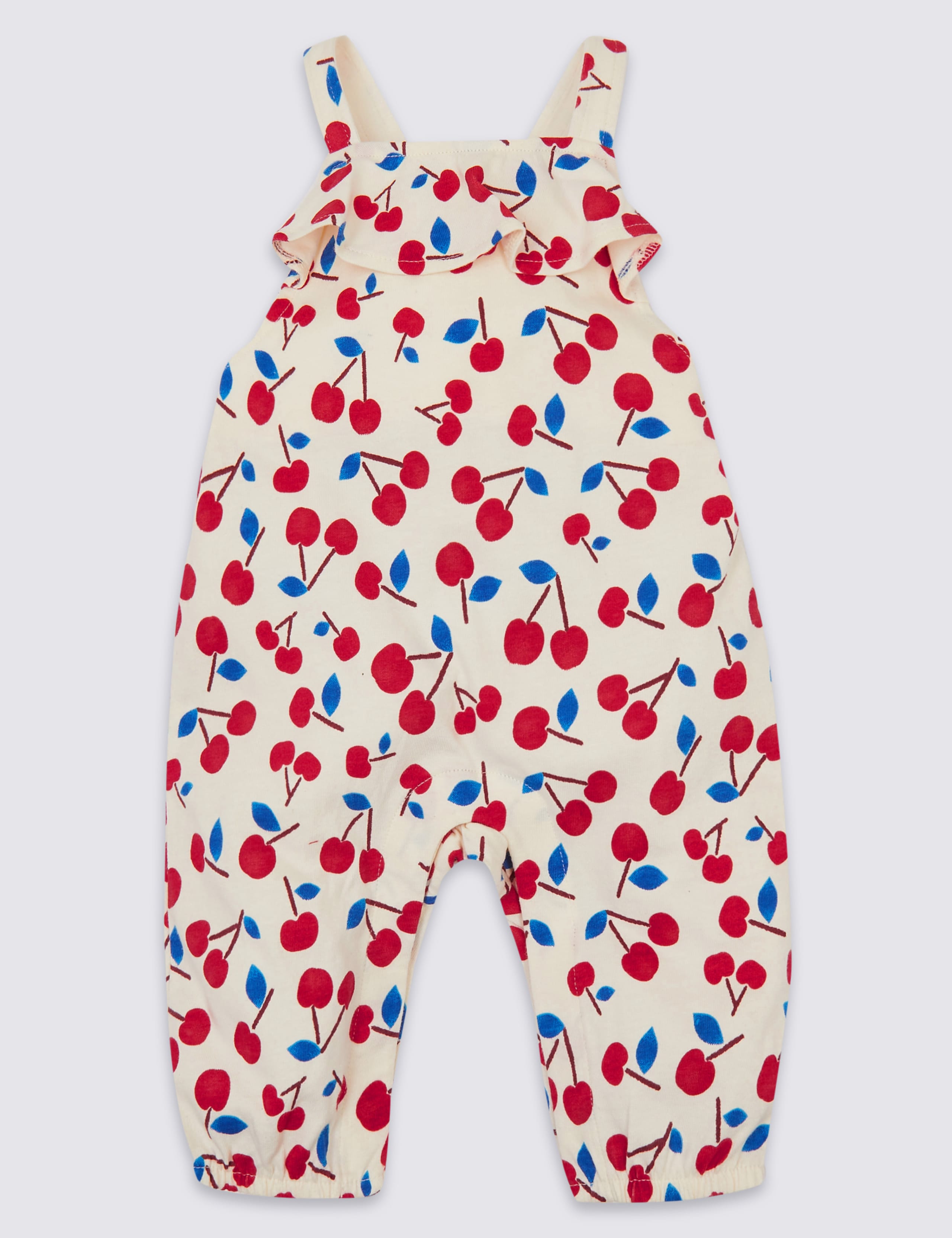 2 Piece Cherry Dungarees & Bodysuit Outfit 3 of 5