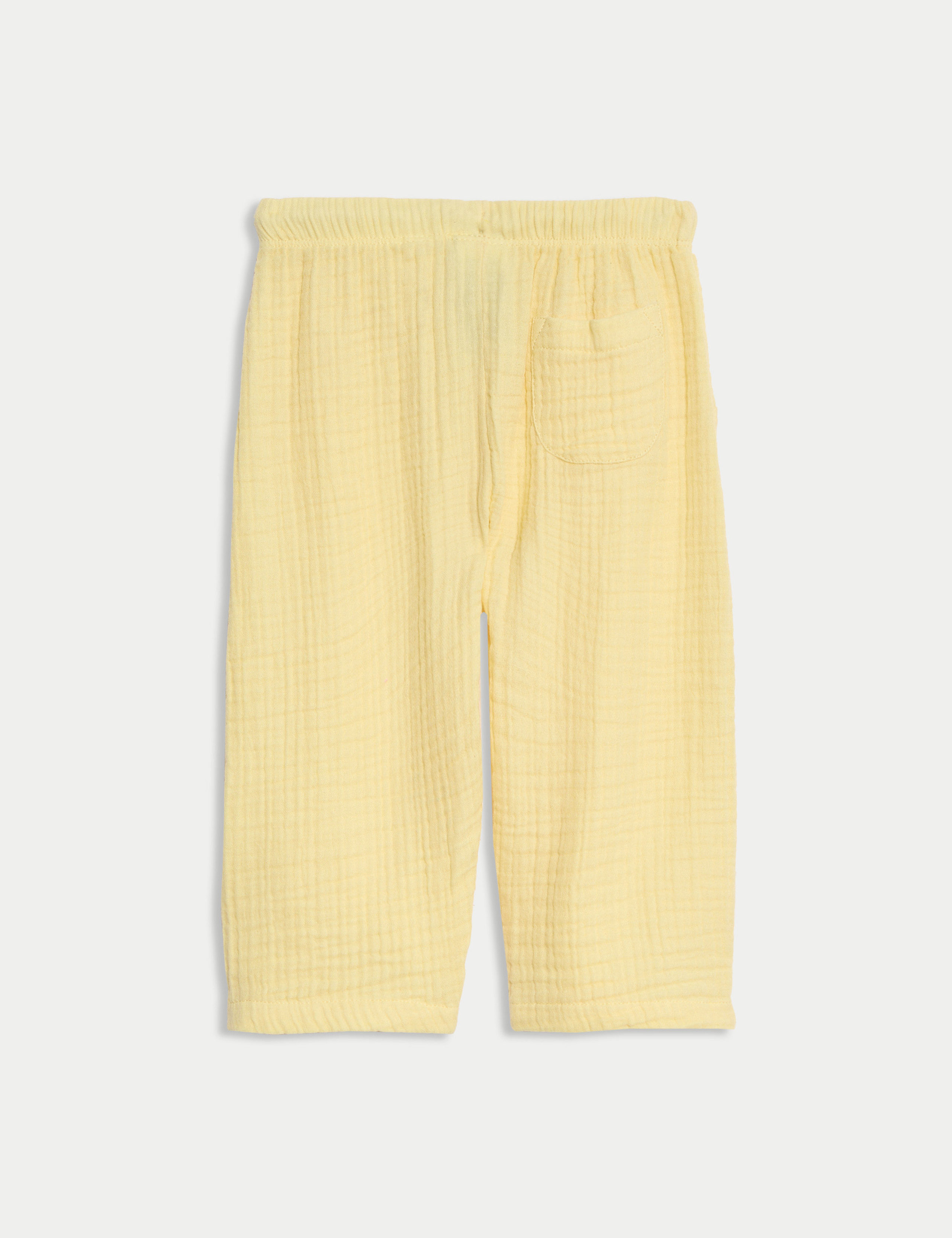 Pure Cotton Paperbag Trousers (0-3 Yrs) 3 of 3