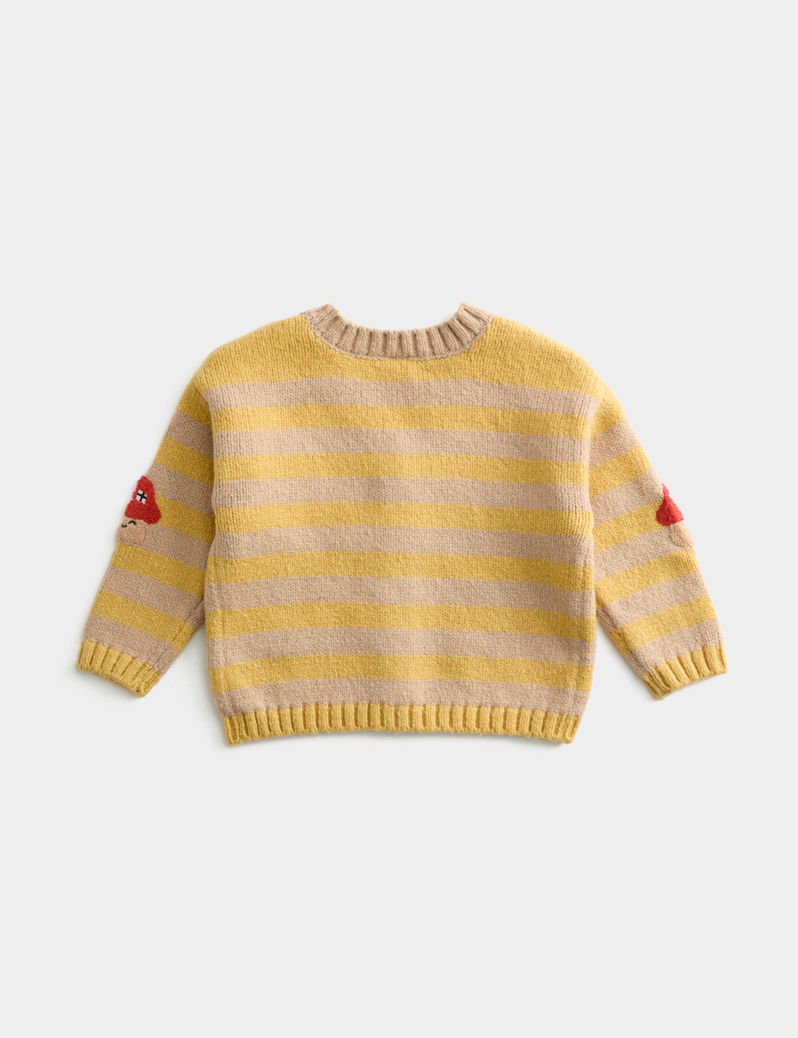Cotton Rich Little Acorn Striped Cardigan (0-3 Yrs) 3 of 3