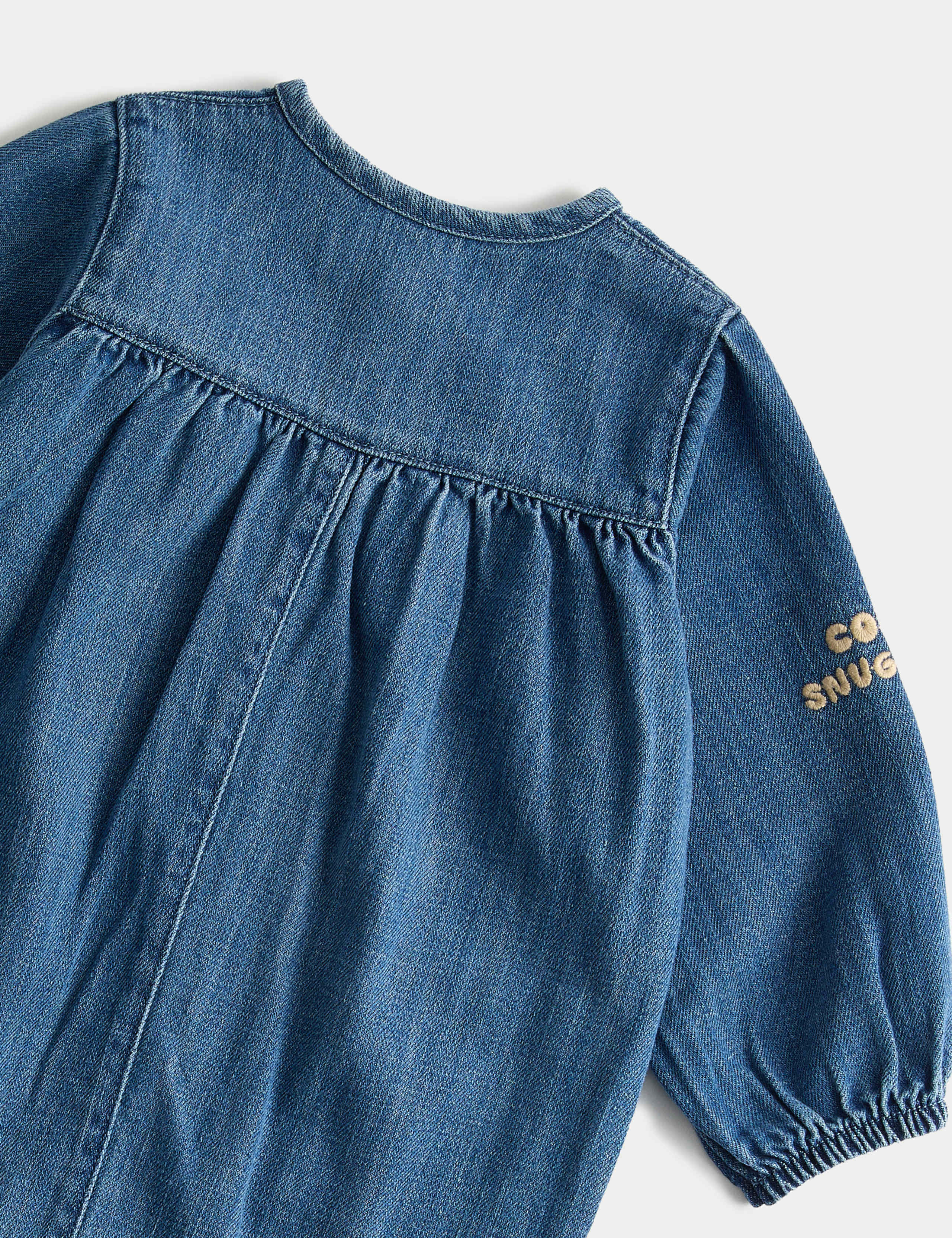 Cotton Modal Blend Denim All in One (0-3 Yrs) 3 of 5