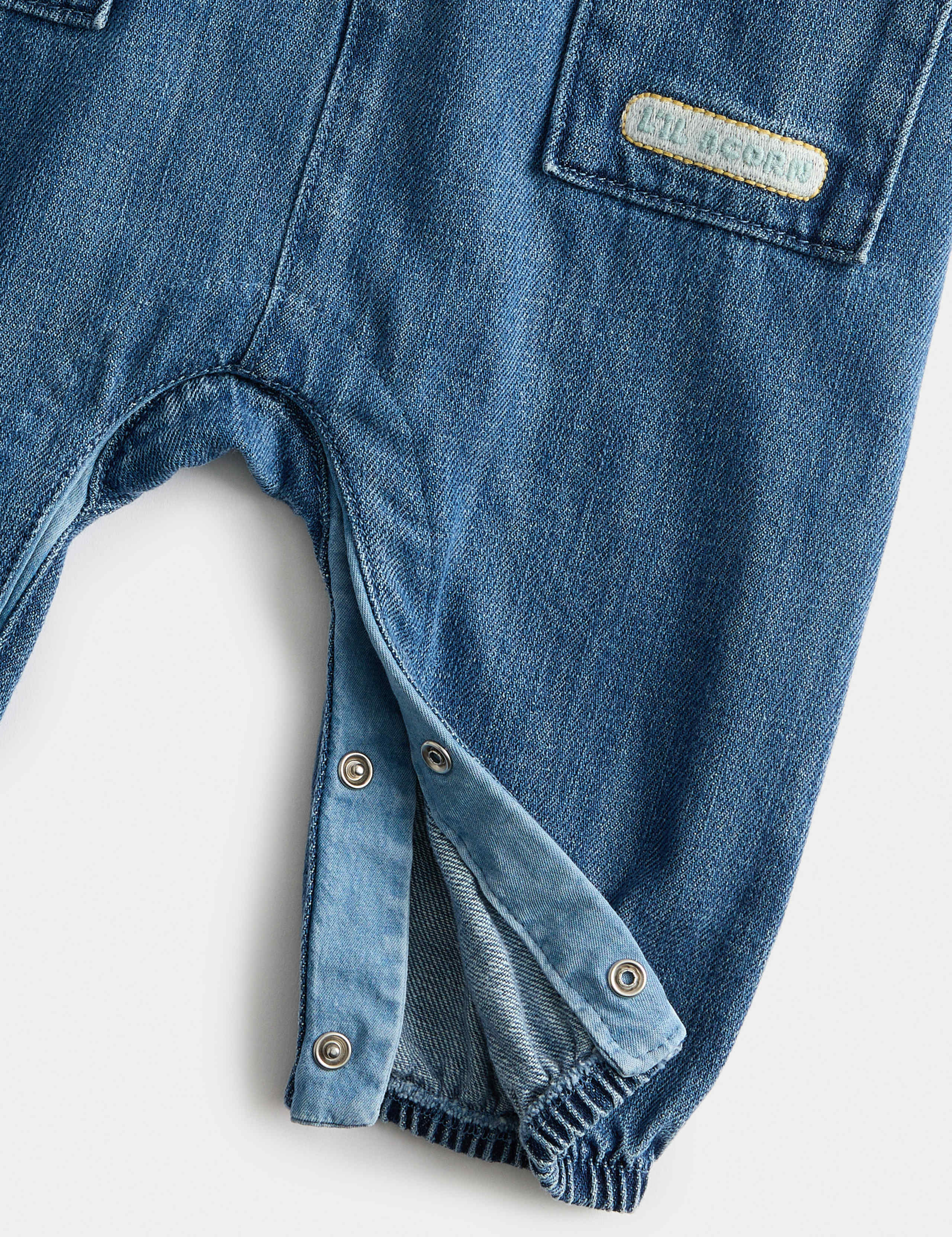 Cotton Modal Blend Denim All in One (0-3 Yrs) 5 of 5