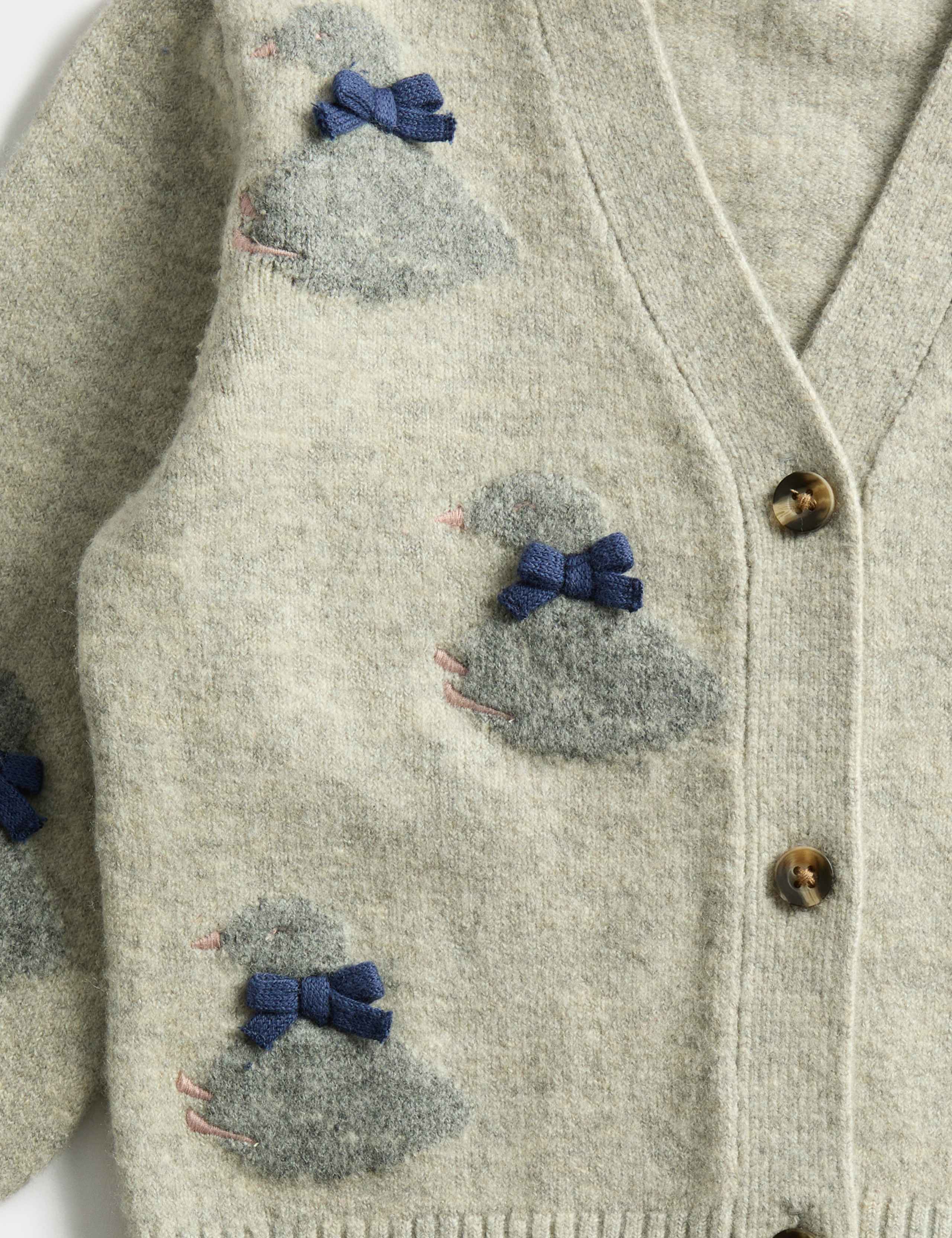 Duck Knitted Cardigan (0-3 Yrs) 2 of 2