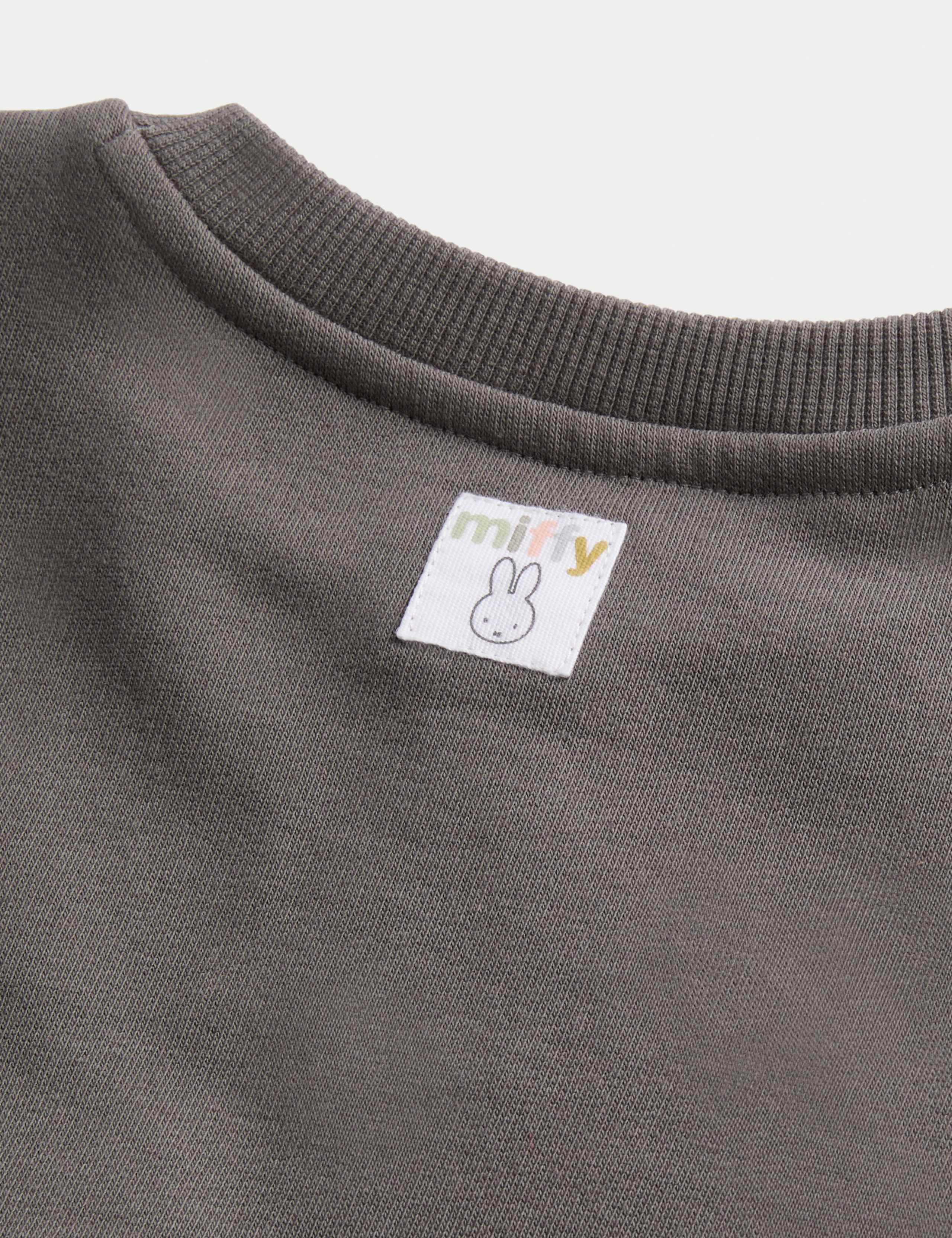 2pc Cotton Rich Miffy™ Sweat Outfit (0-3 Yes) 5 of 5