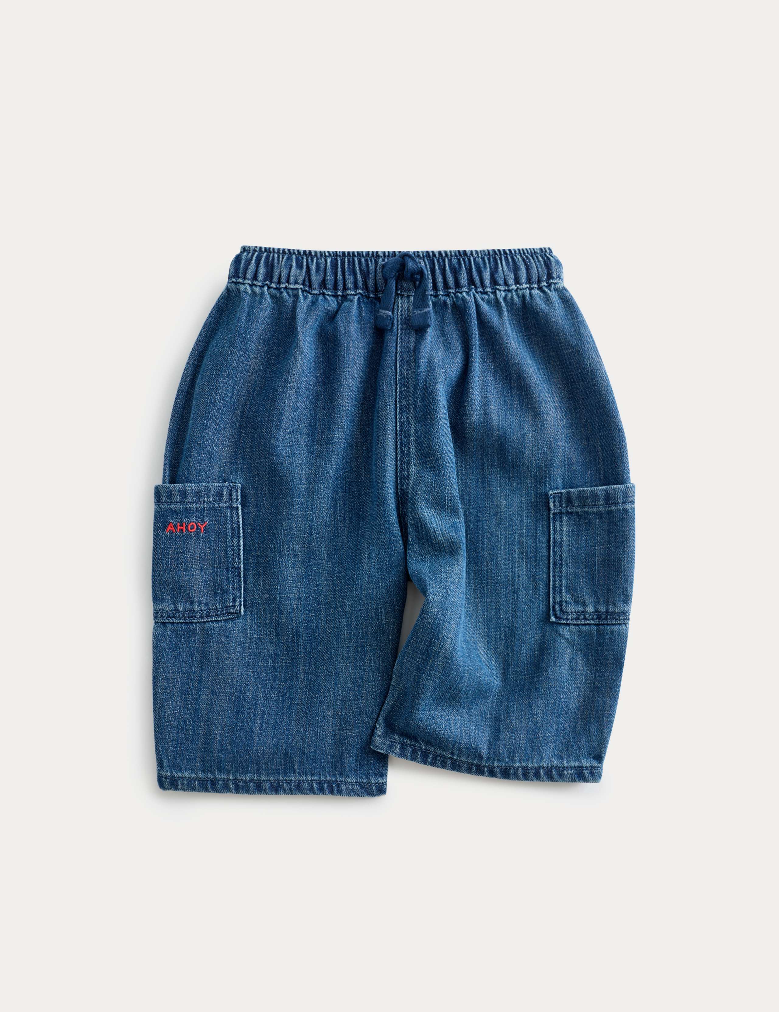 Wide Leg Denim Elasticated Waist Jeans (0-3 Yrs) 1 of 1