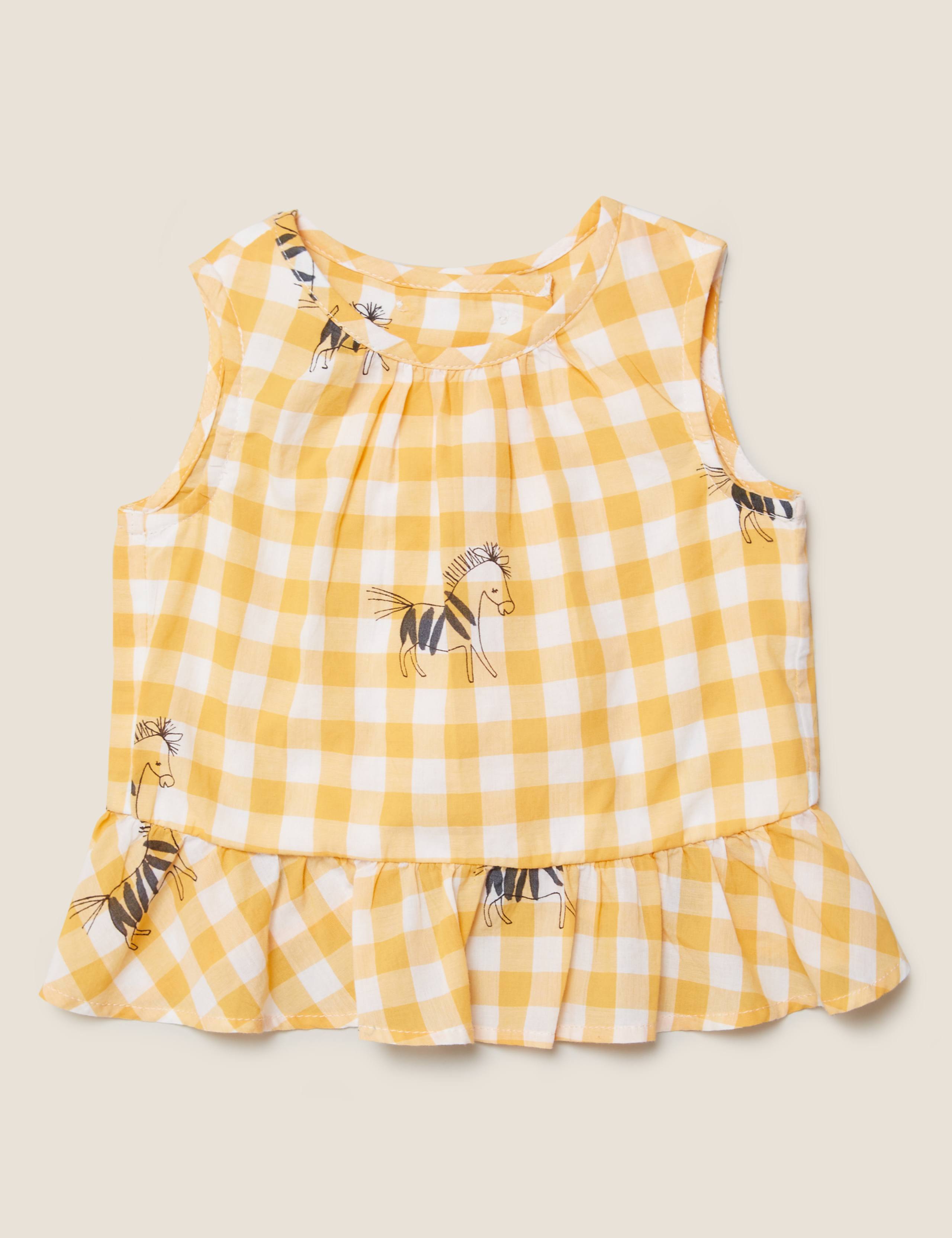 2pc Pure Cotton Zebra Outfit (0-3 Yrs) 3 of 5