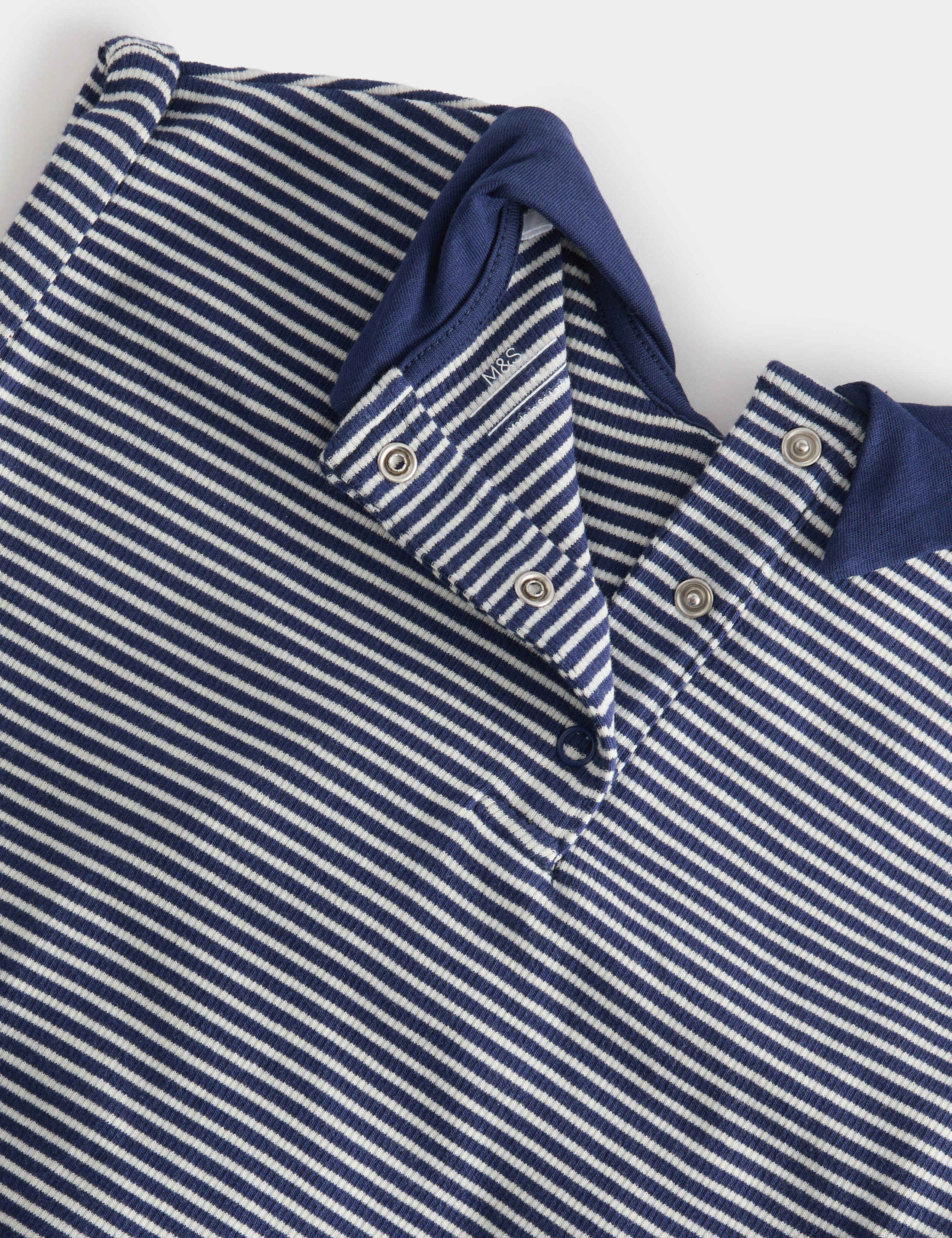 2 Piece Striped Top and Culottes Outfit (0-3 Yrs) 3 of 3