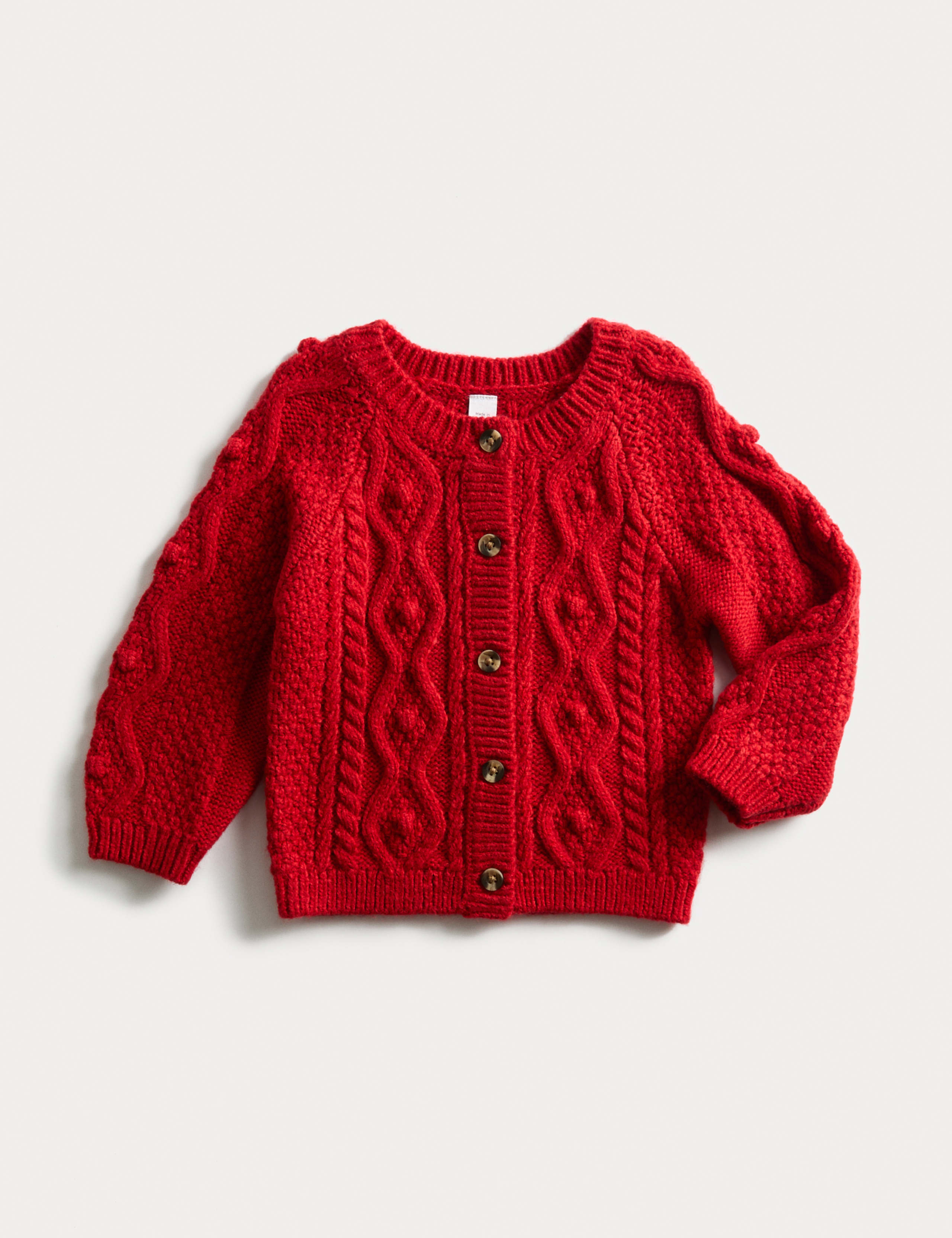 Knitted Cable Cardigan (0-6 Yrs) 1 of 2
