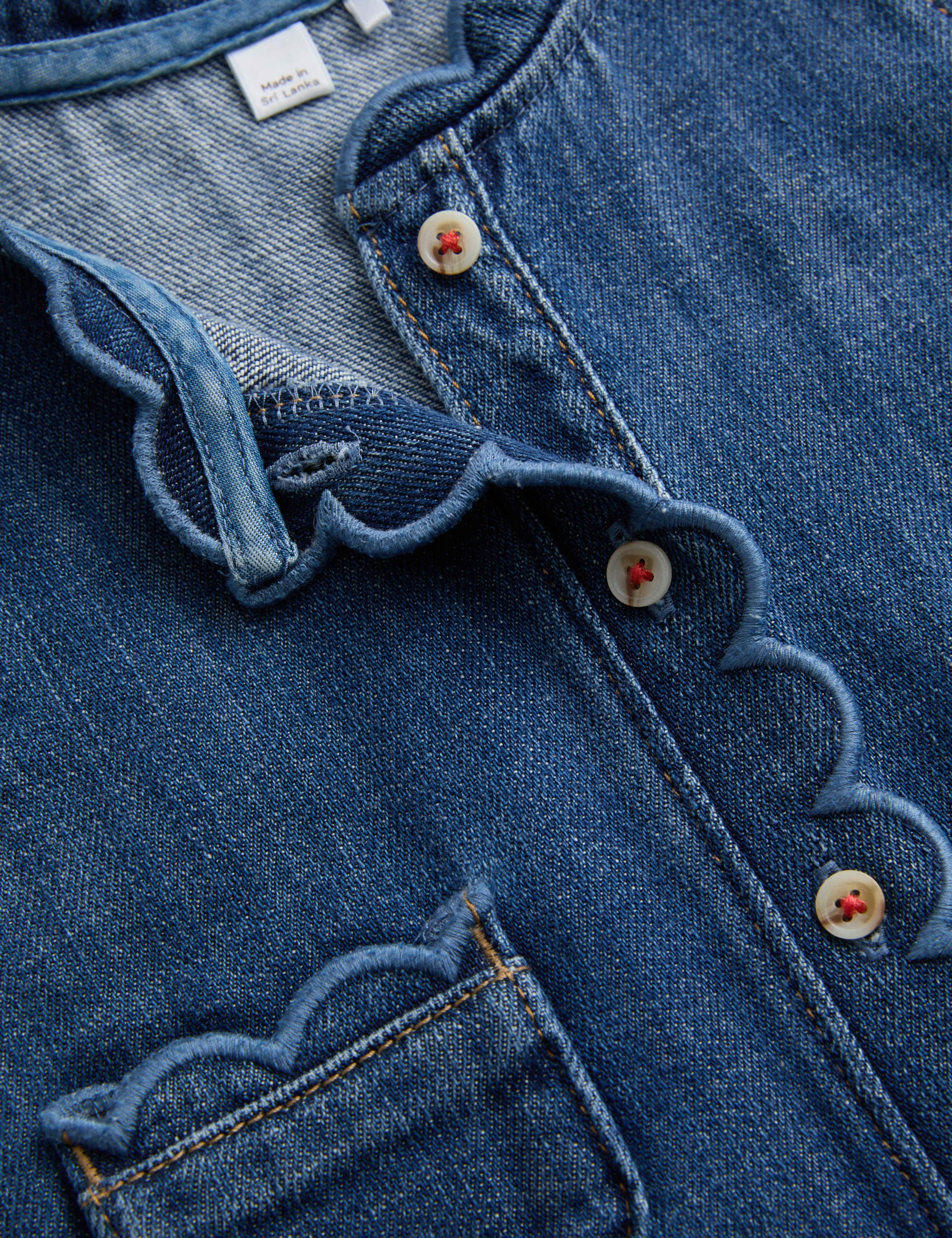 Denim Gilet (0-3 Yrs) 2 of 2