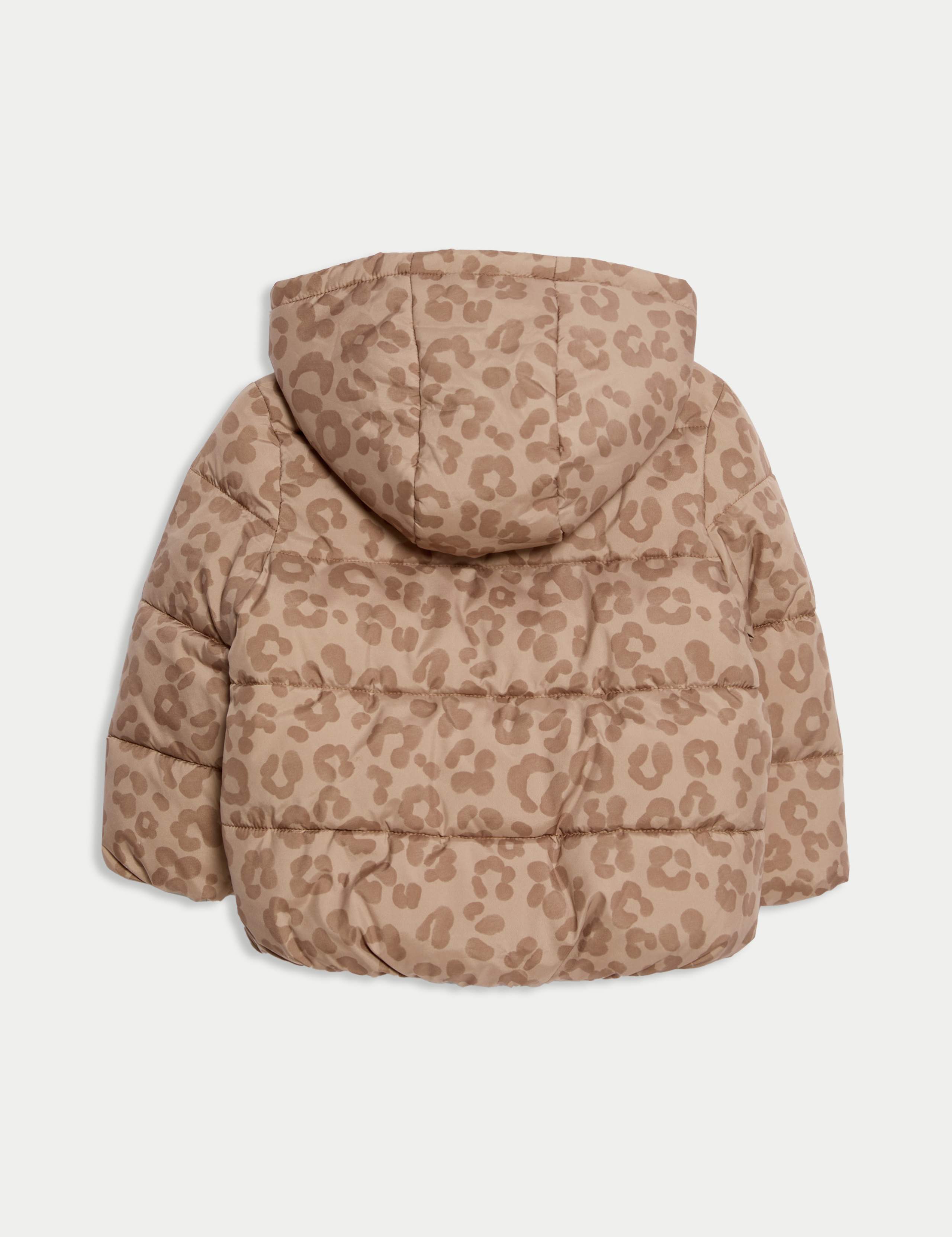 Animal Print Padded Hooded Lightweight Coat (0-3 Yrs) 2 of 3