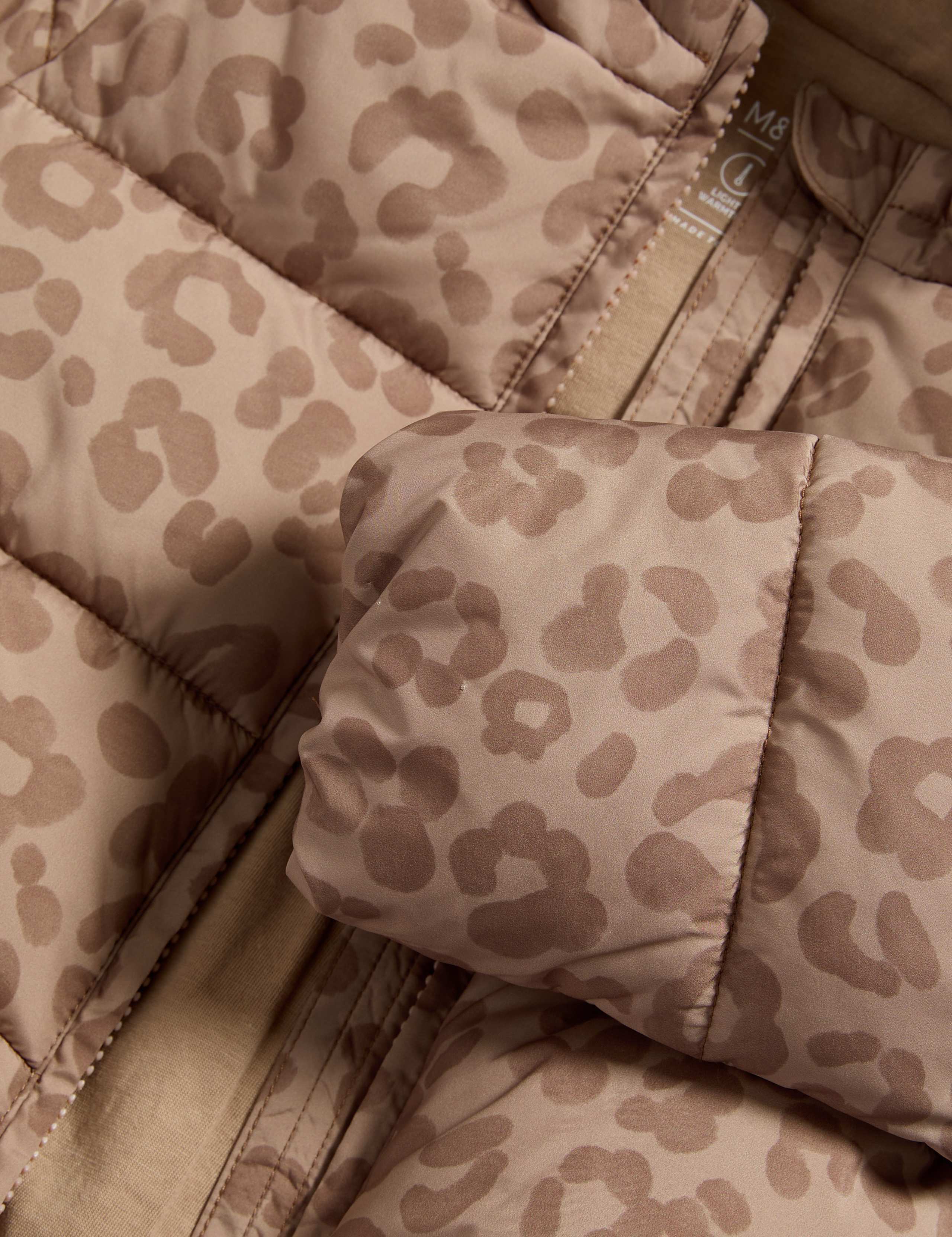 Animal Print Padded Hooded Lightweight Coat (0-3 Yrs) 3 of 3