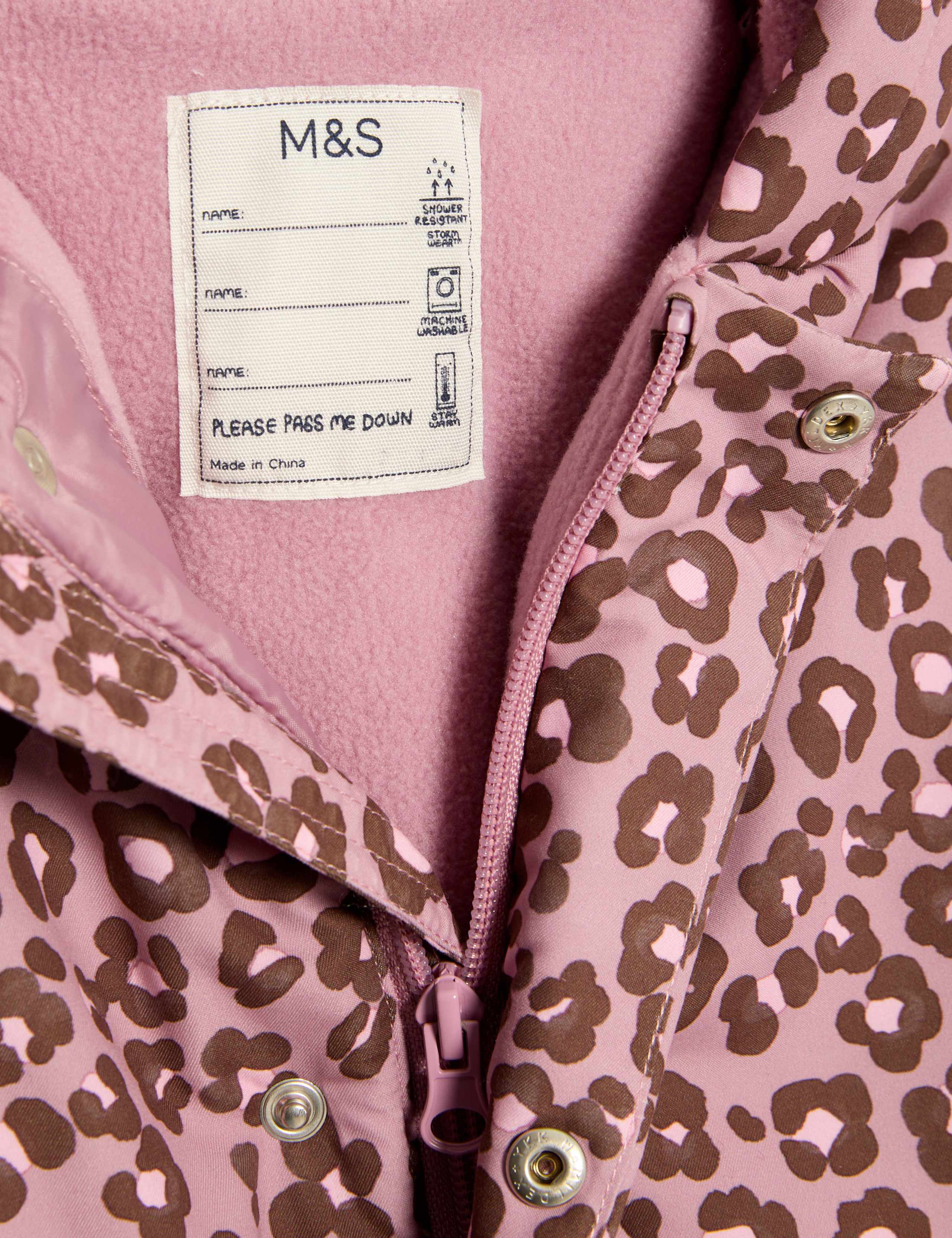 Animal Print Padded Hooded Snowsuit (0-3 Yrs) 3 of 3