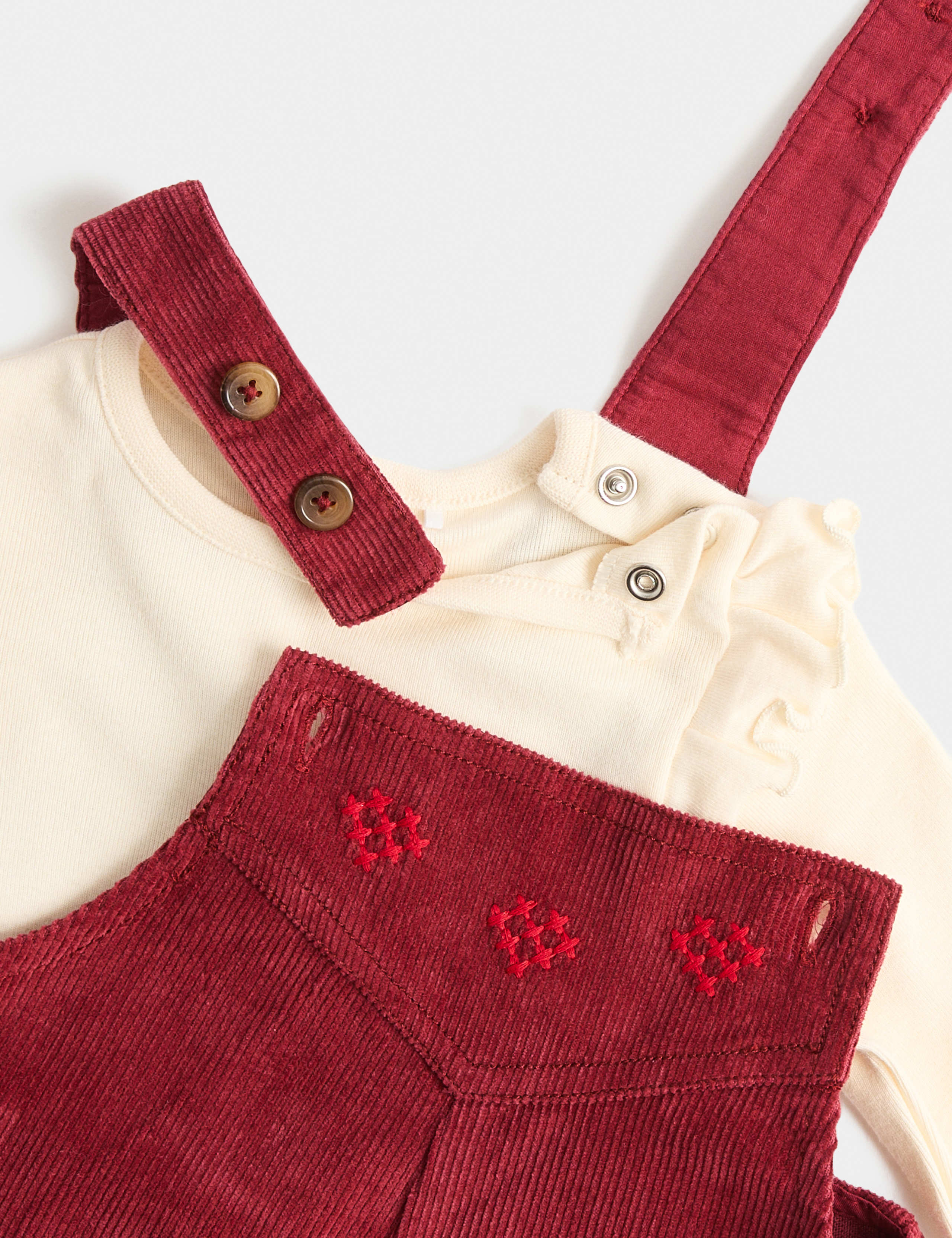 3pc Pure Cotton Christmas Outfit 2 of 3