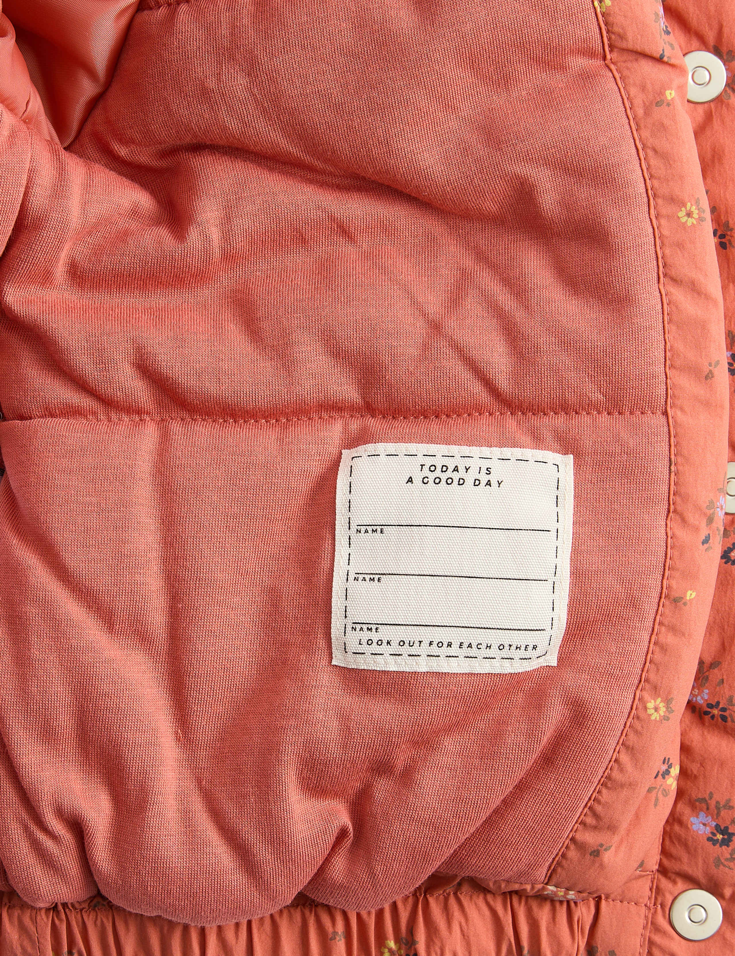 Lightweight Floral Padded Jacket (0-5 Yrs) 4 of 4