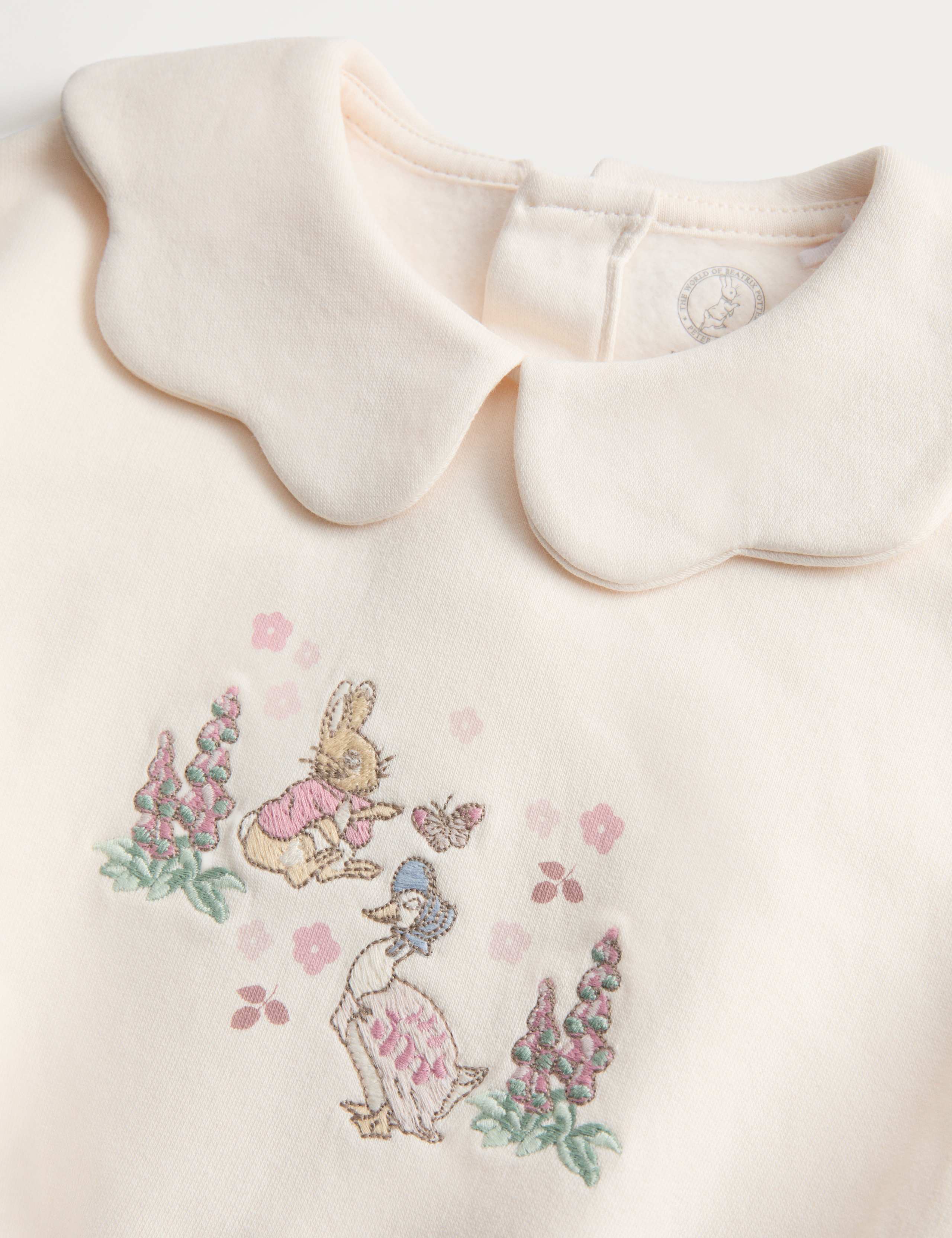 2pc Cotton Rich Peter Rabbit™ Collar Sweat Outfit (0-3 Yrs) 2 of 2