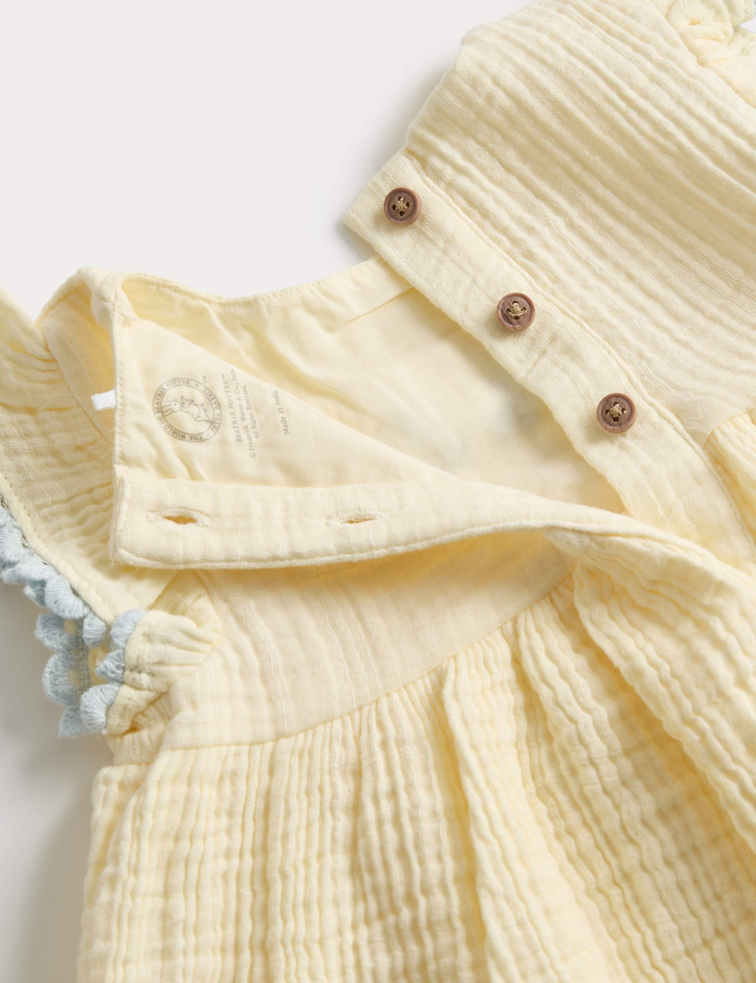 3 Piece Pure Cotton Peter Rabbit™ Outfit (0-3 Years) 2 of 3