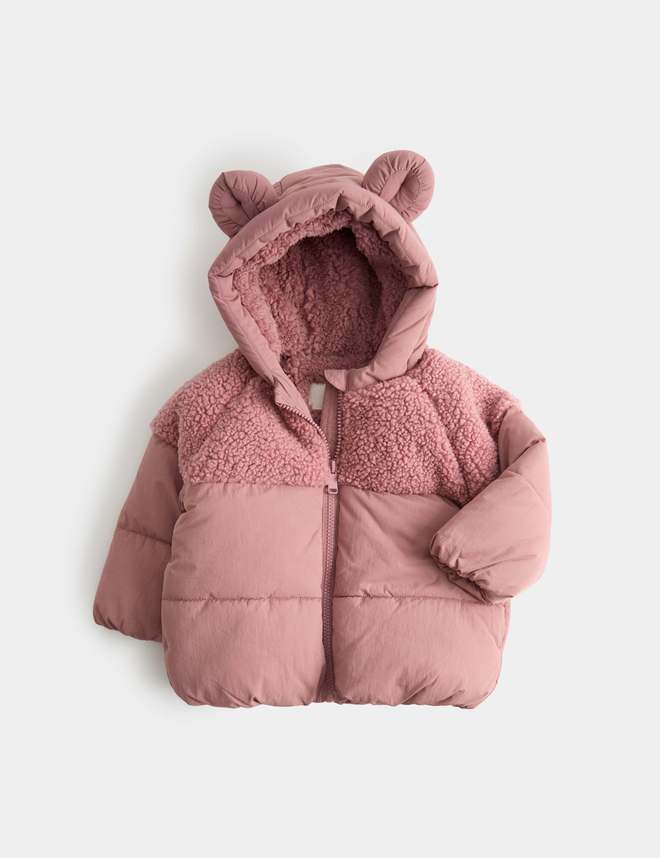 Midweight Padded Panelled Coat (0-5 Yrs) 1 of 4