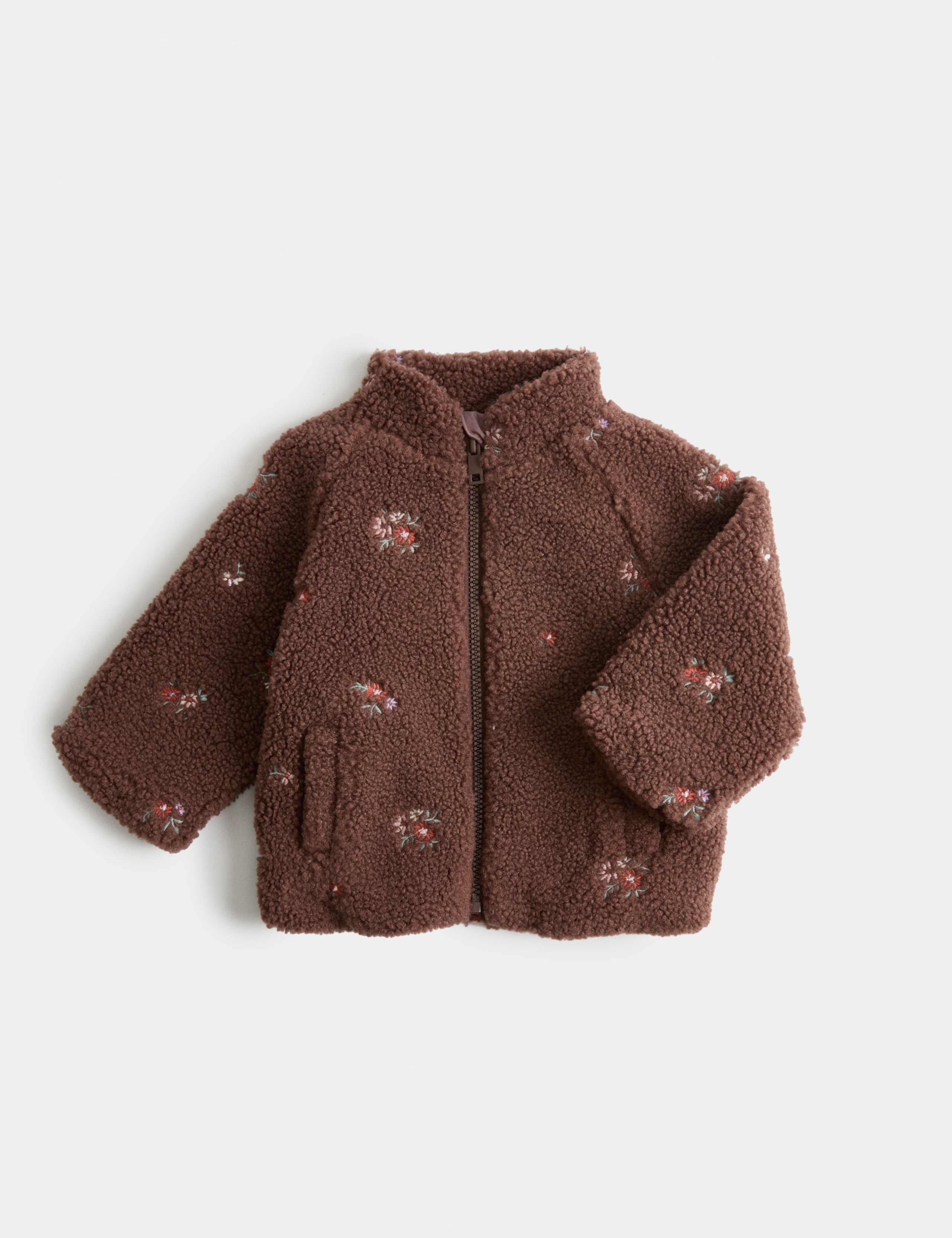 Borg Floral Jacket (0-5 Yrs) 1 of 2