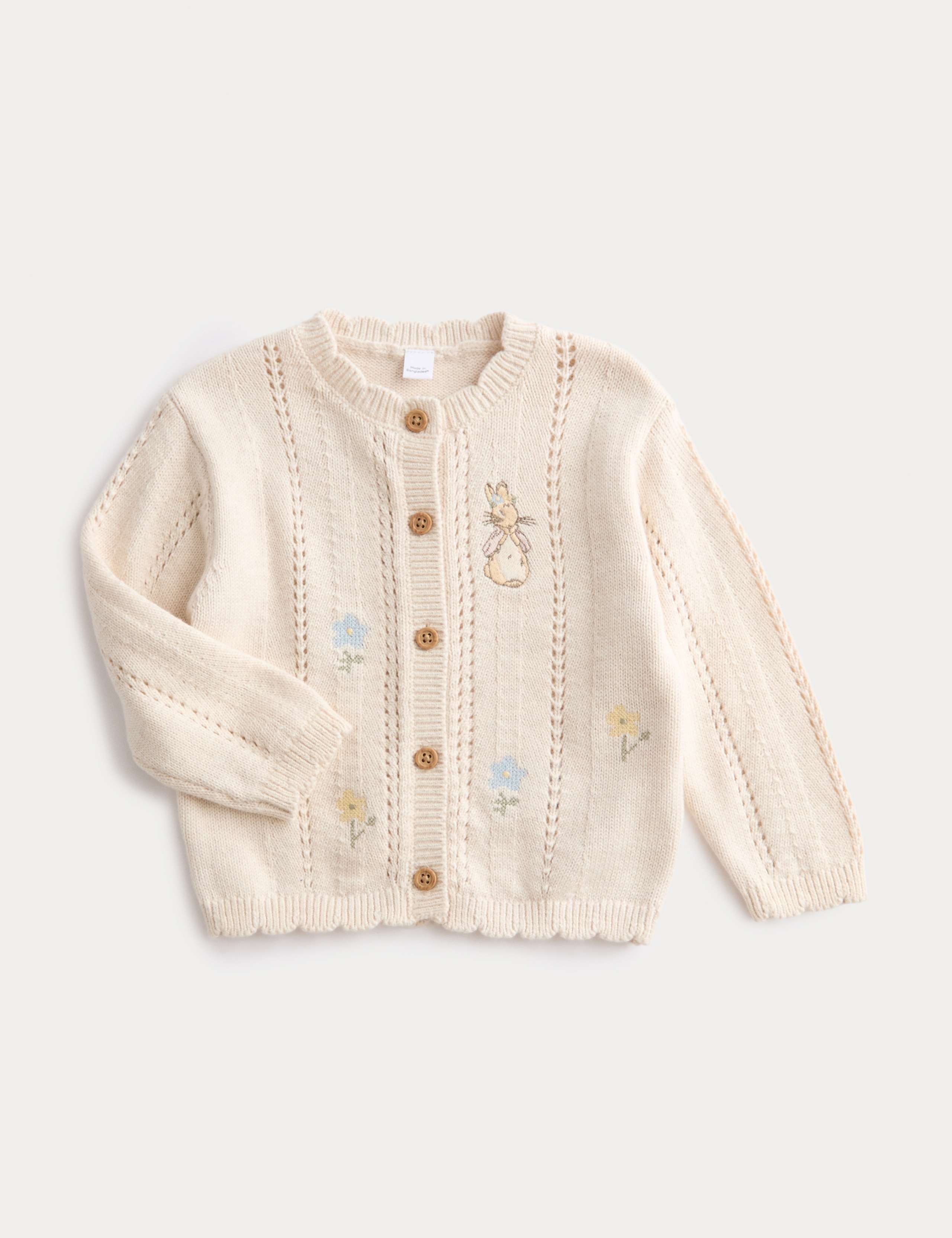 Pure Cotton Peter Rabbit Cardigan (0-3 Years) 1 of 2