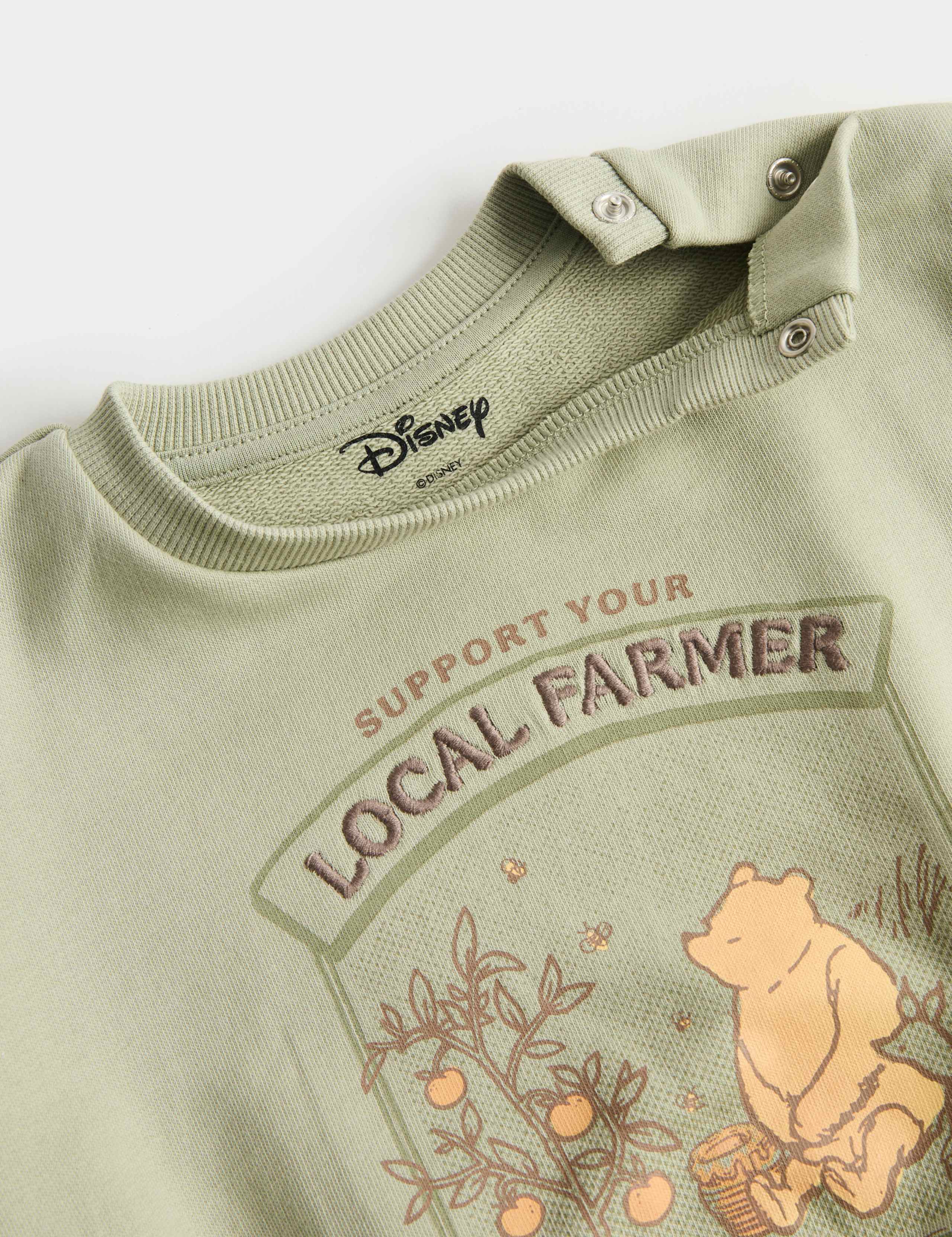 2 Piece Cotton Rich Winnie the Pooh™ Outfit (0-3 Yrs) 2 of 3