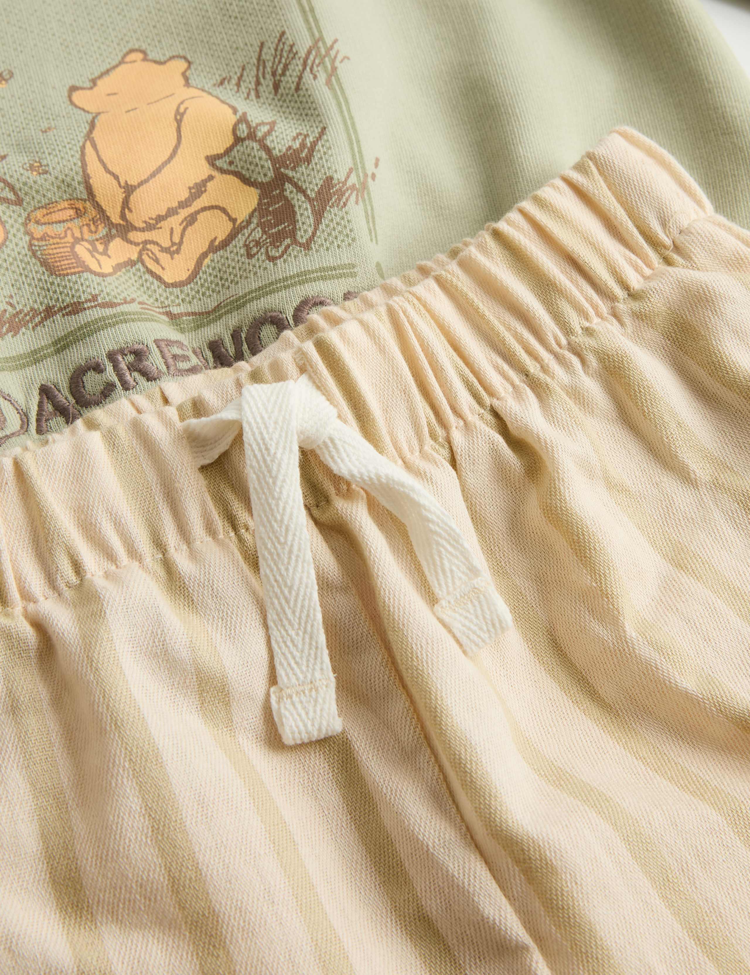 2 Piece Cotton Rich Winnie the Pooh™ Outfit (0-3 Yrs) 3 of 3