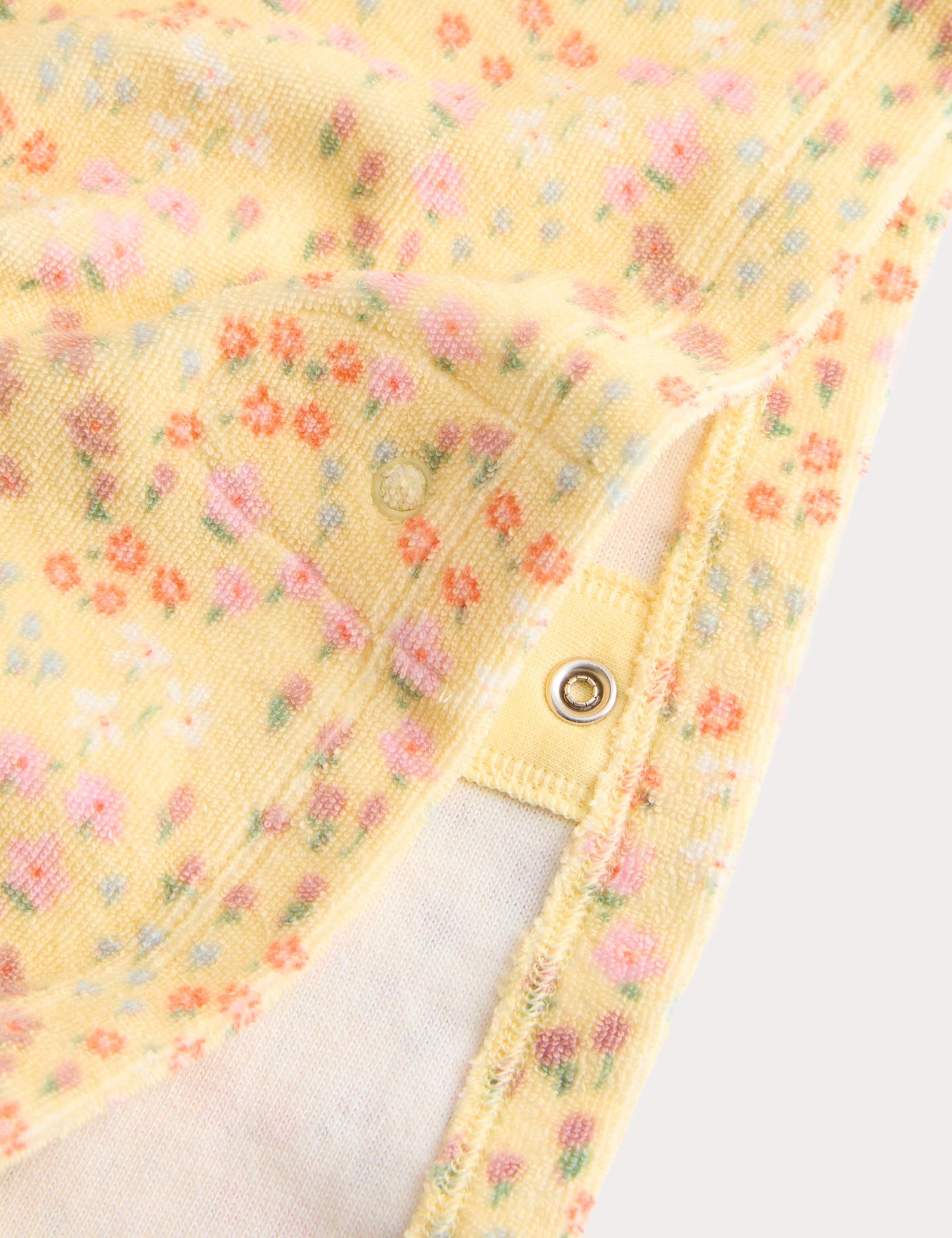 Pure Cotton Ditsy Floral Towel Poncho (0-3 Yrs) 3 of 3