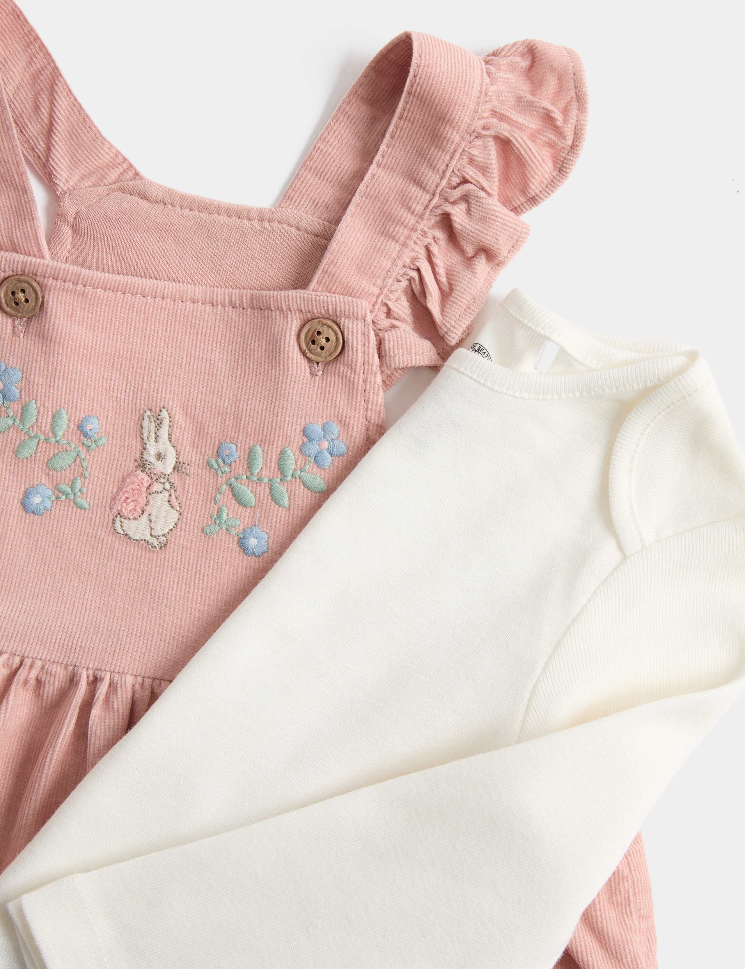 3 Piece Cotton Rich Dresses with Tights (0-3 Yrs) 2 of 3