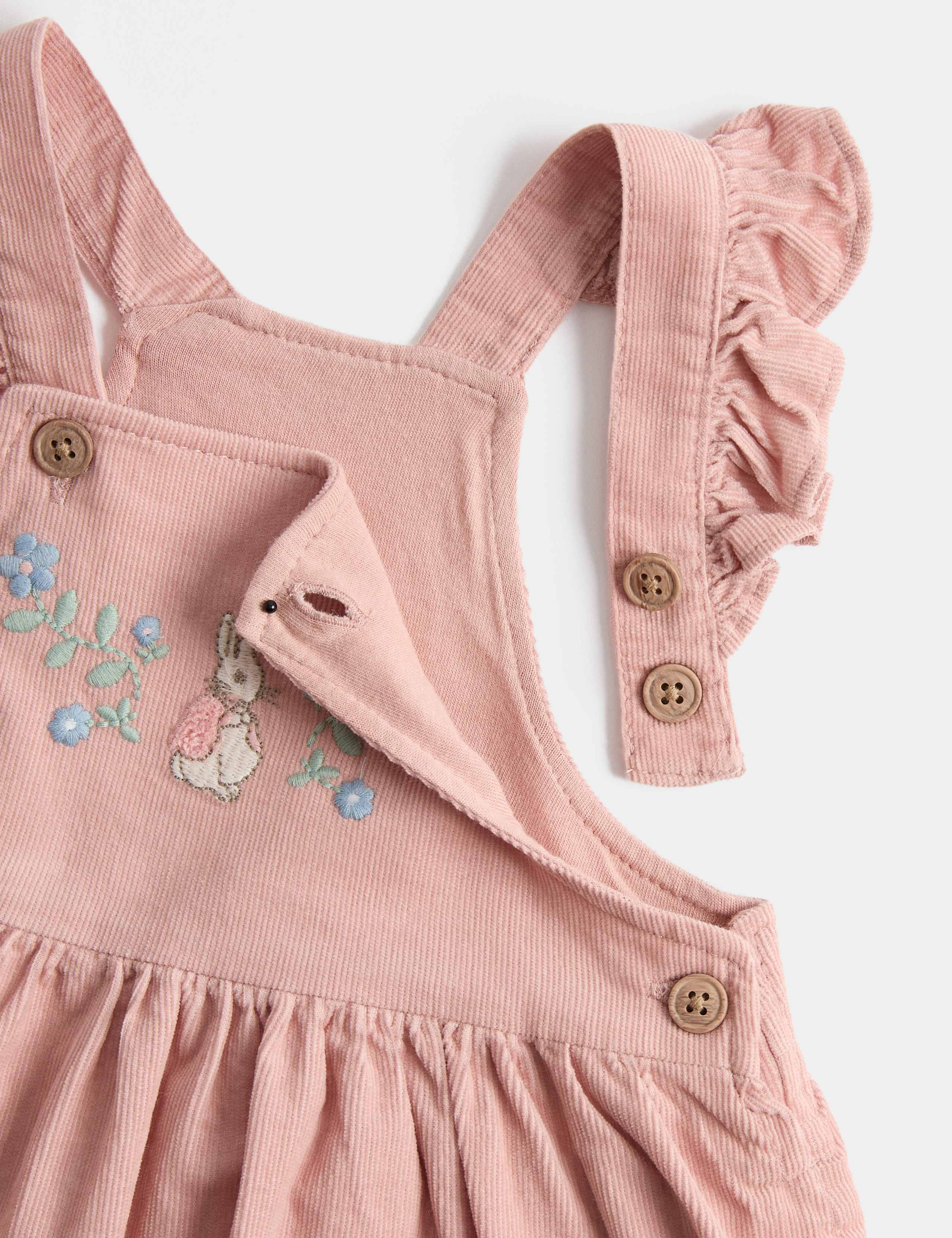 3 Piece Cotton Rich Dresses with Tights (0-3 Yrs) 3 of 3