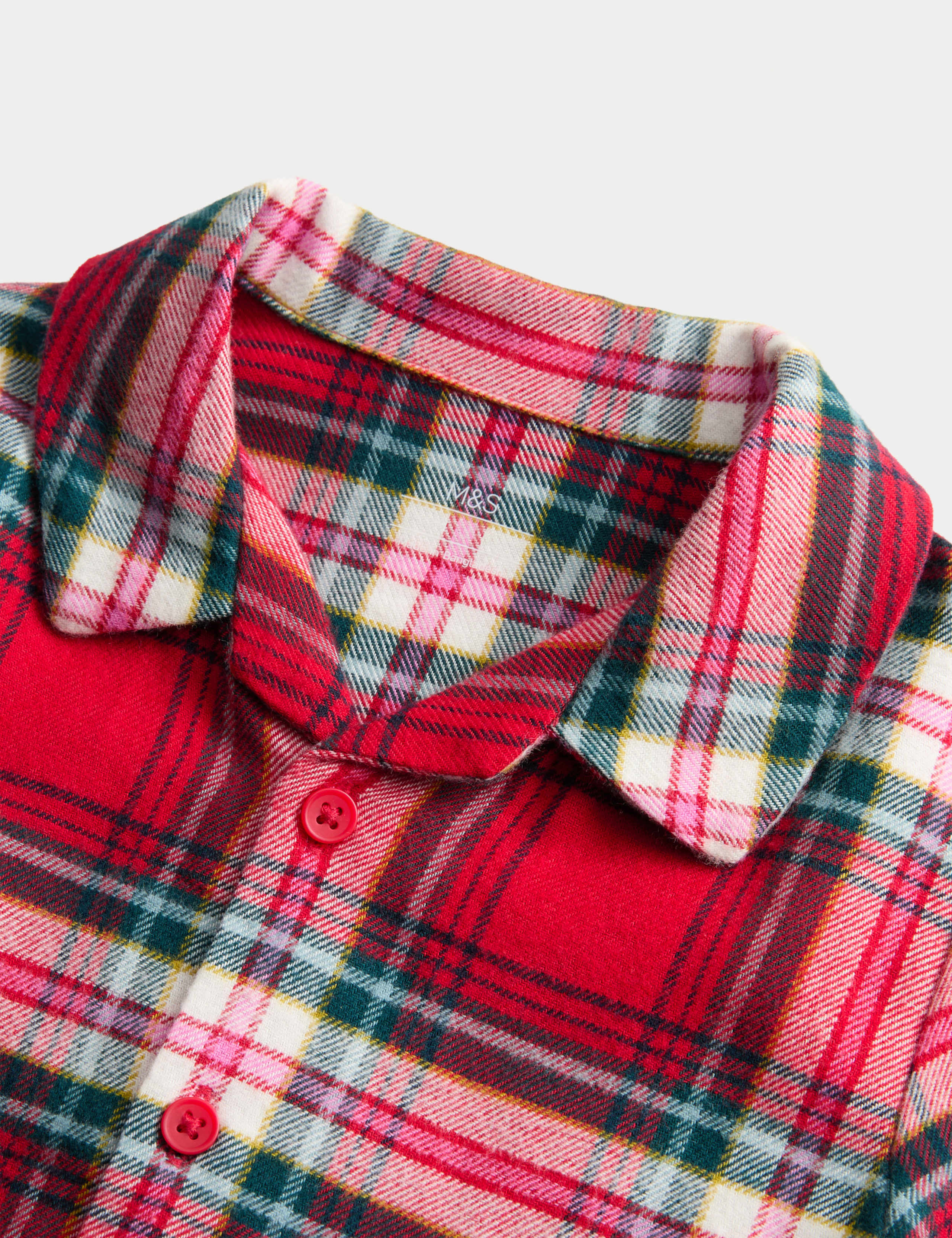 Pure Cotton Check Romper (0-36 Mths) 2 of 2