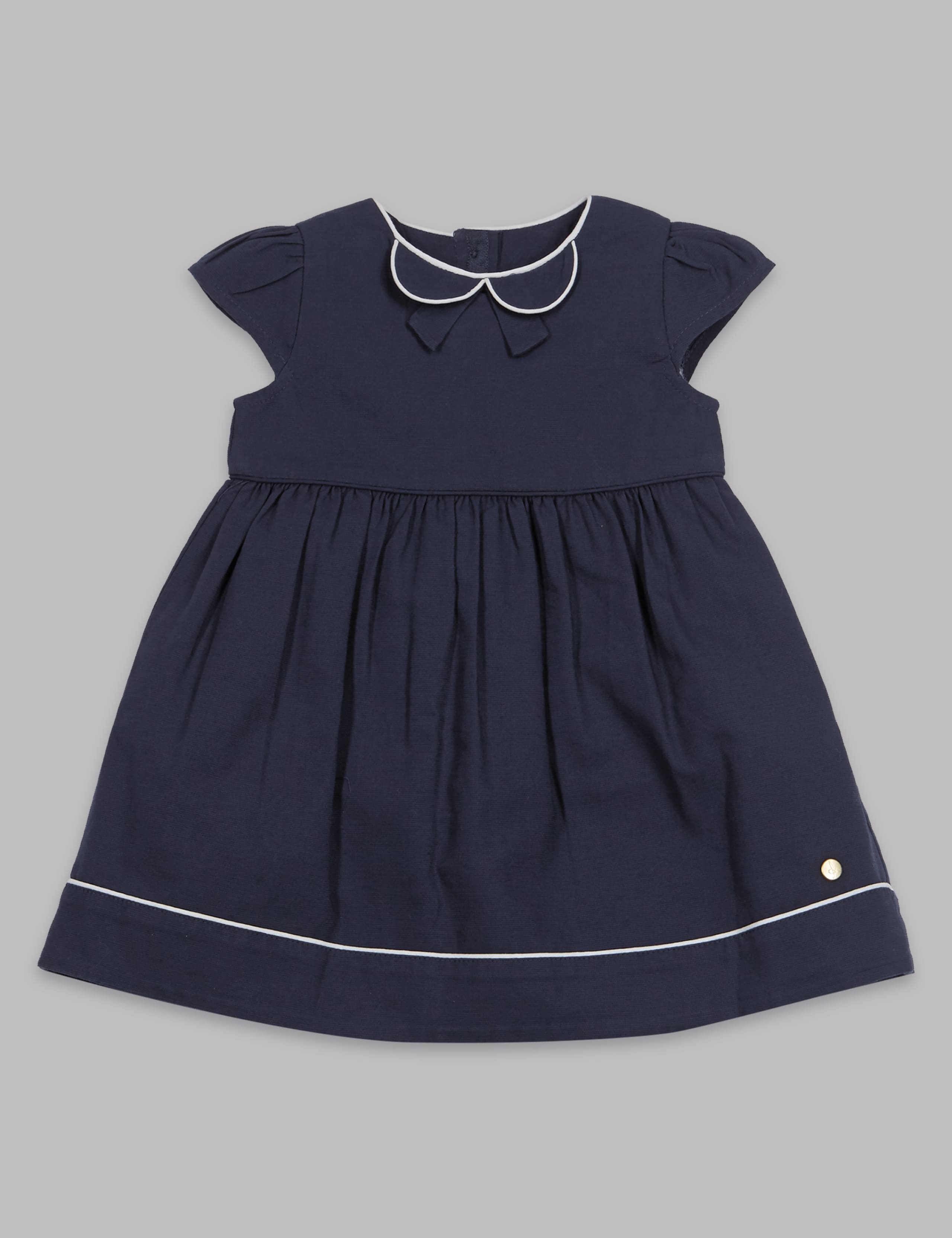 Pure Cotton Peter Pan Collar Dress 1 of 5